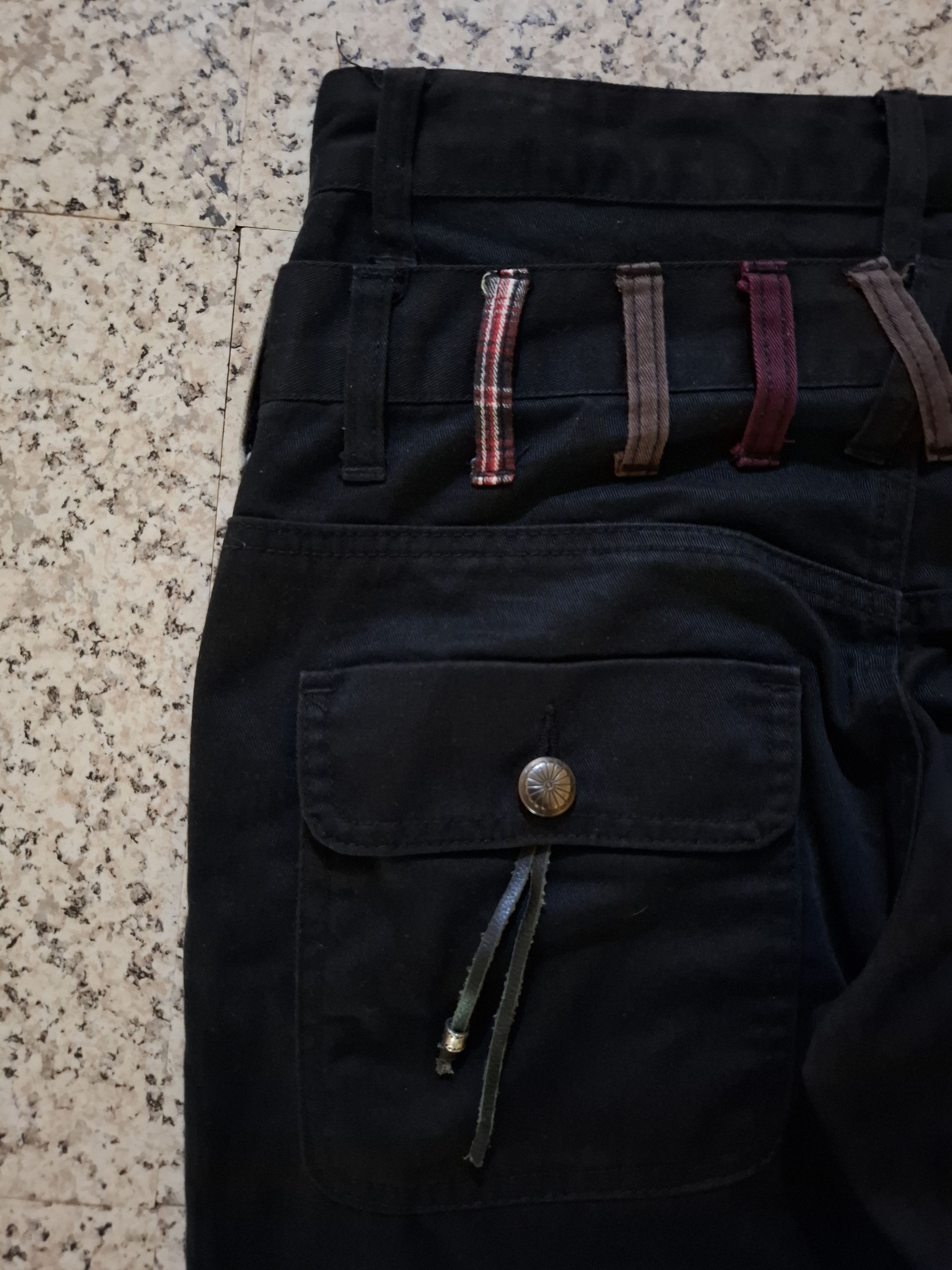 Japanese Brand 💥 RARE Nylaus Double Waist Seditionaries Bondage Punk Style Size US 30 / EU 46 - 10 Thumbnail