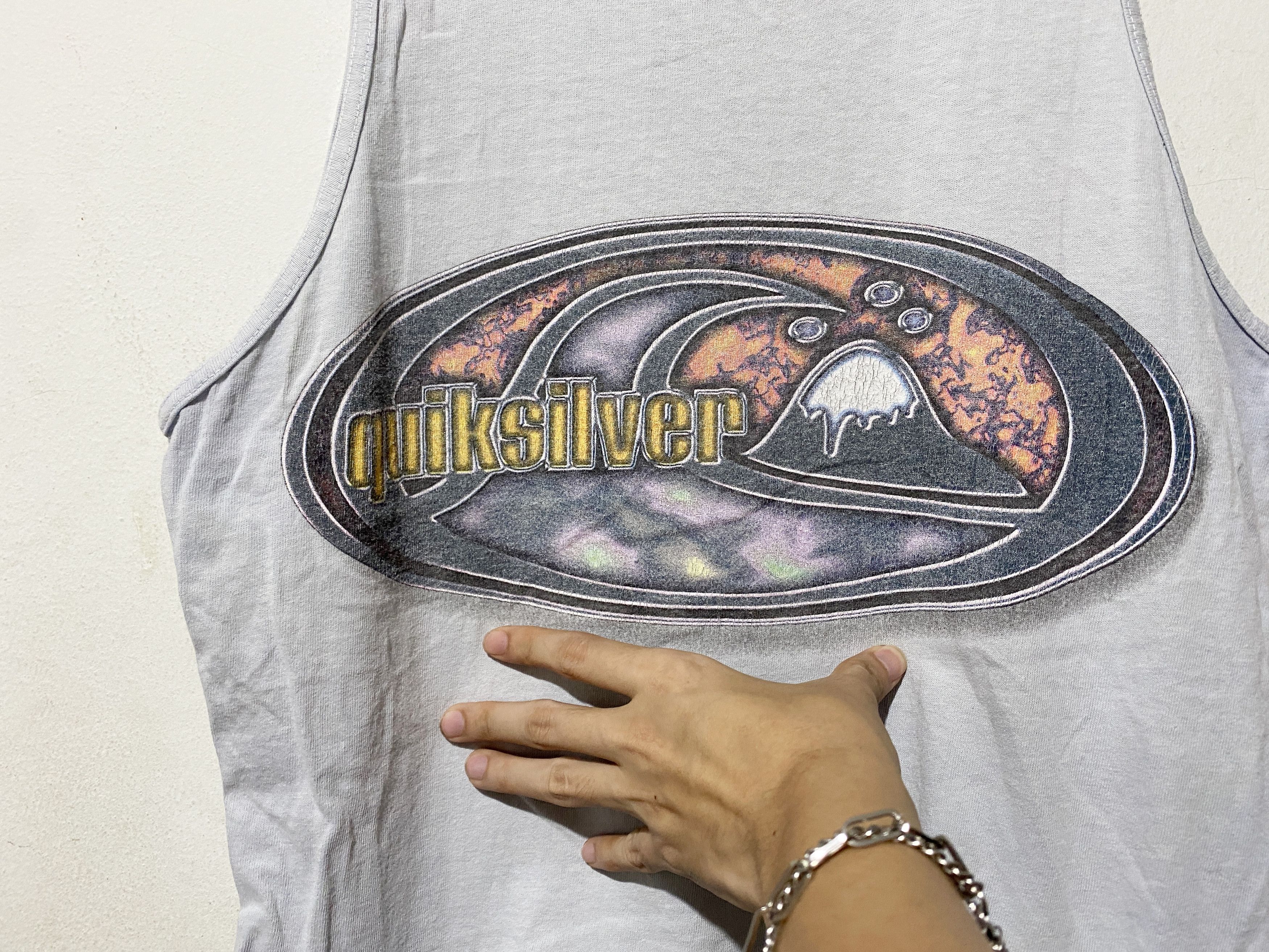 Quiksilver × Vintage Vintage 90s Quiksilver Tank Top Size US M / EU 48-50 / 2 - 2 Thumbnail