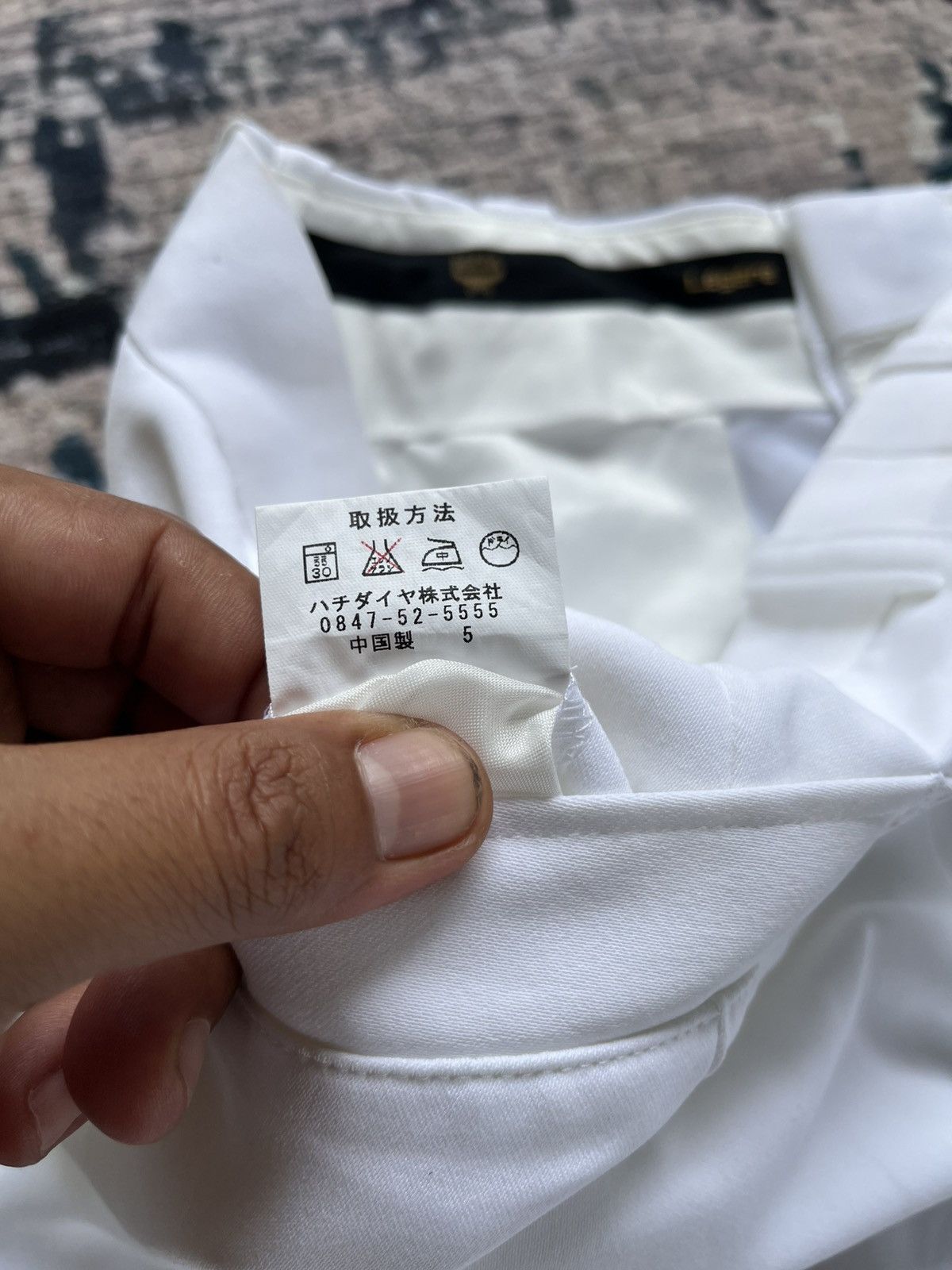 Designer × MCM Vintage MCM Pocket Logo Relaxed Pants (Office boy) Size US 32 / EU 48 - 10 Thumbnail