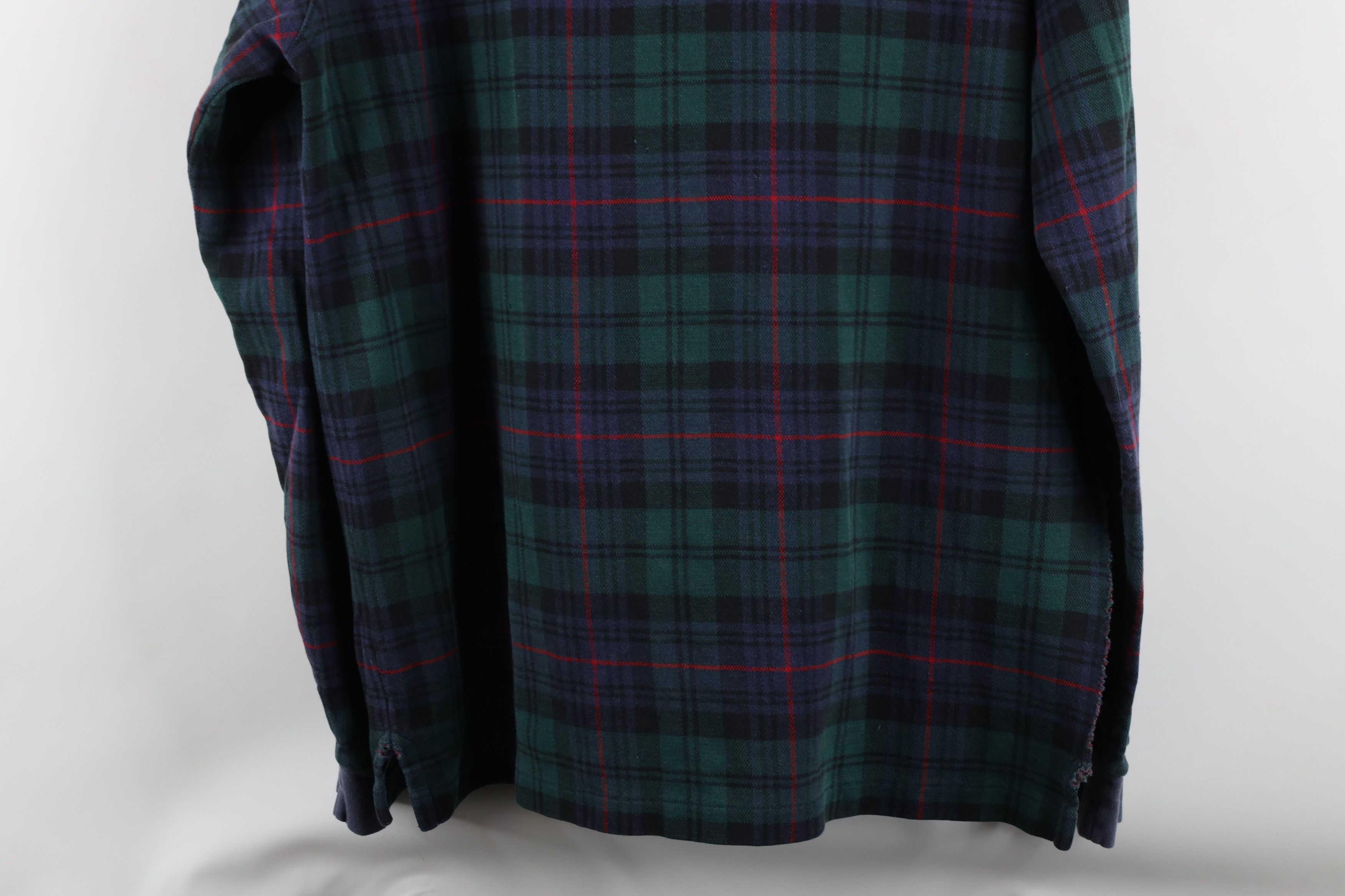 Lands' End × Vintage Vintage 90s Lands End Long Sleeve Rugby Polo Shirt AS IS Size US L / EU 52-54 / 3 - 14 Thumbnail