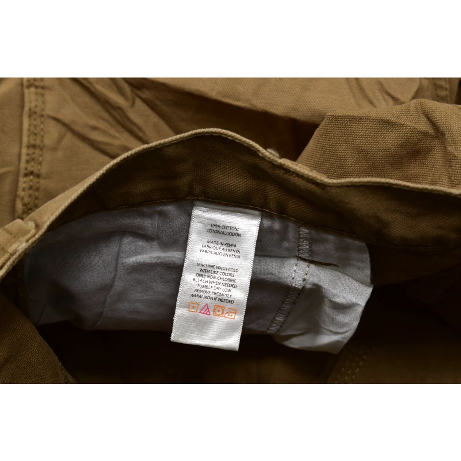 Vintage Wolverine Men's 38x30 Brown Cotton Canvas Utility Carpenter Work Pants Size US 38 / EU 54 - 7 Thumbnail