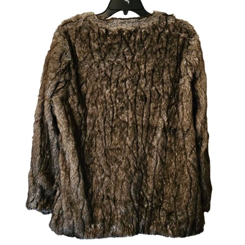 Anthropologie New Anthropologie Noemie Ultra Plush Faux Fur Coat $220 Size S / US 4 / IT 40 - 2 Thumbnail
