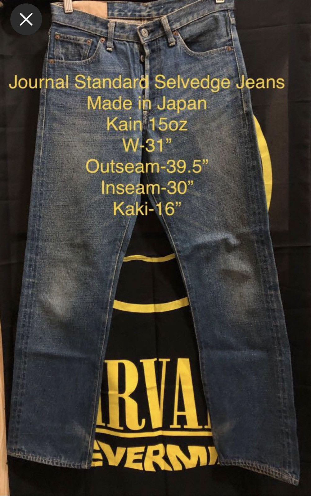 Japanese Brand × Journal Standard Journal standard SELVEDGE jeans 15oz Size US 31 - 1 Thumbnail