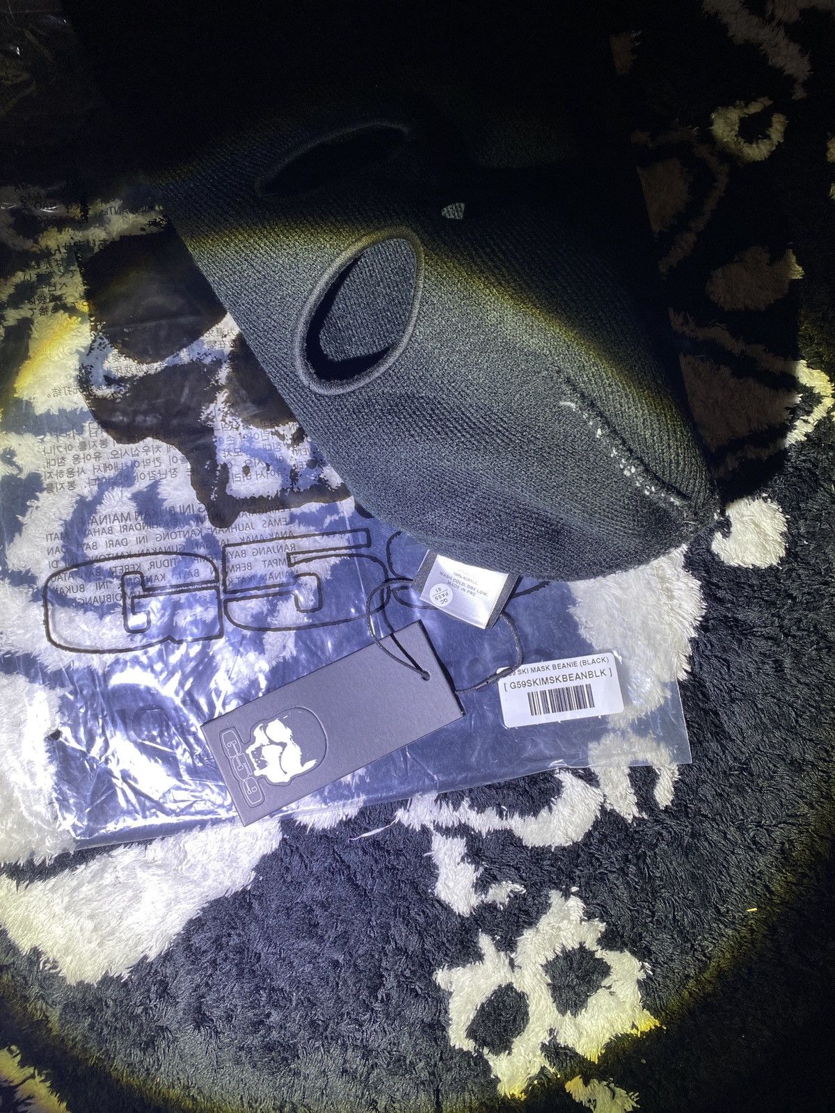 G59 Records g59 ski mask beanie black Size ONE SIZE - 2 Thumbnail