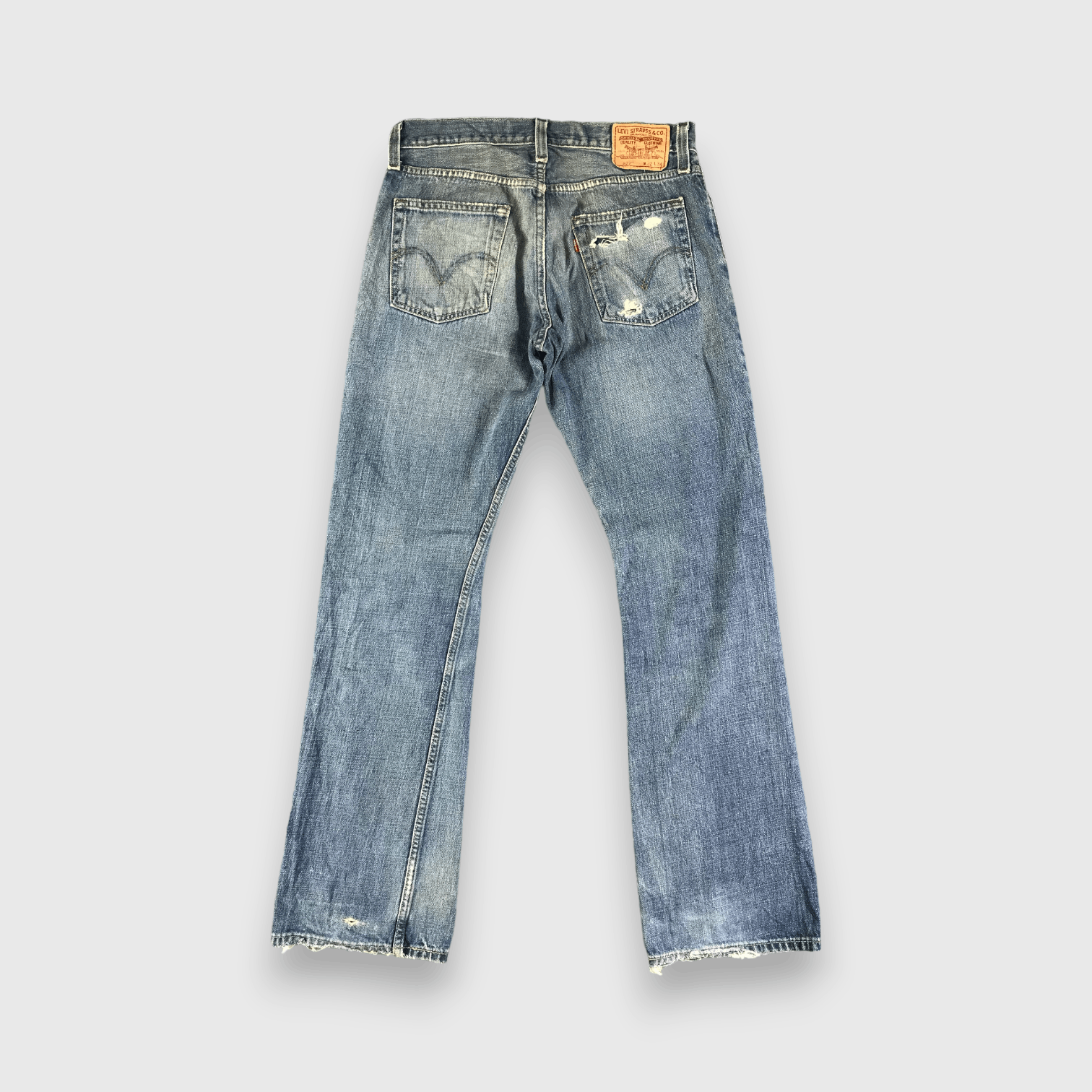 Levi's Vintage Blue Wash Levis 527 Flare Jeans-J3092 Size US 33 - 2 Thumbnail