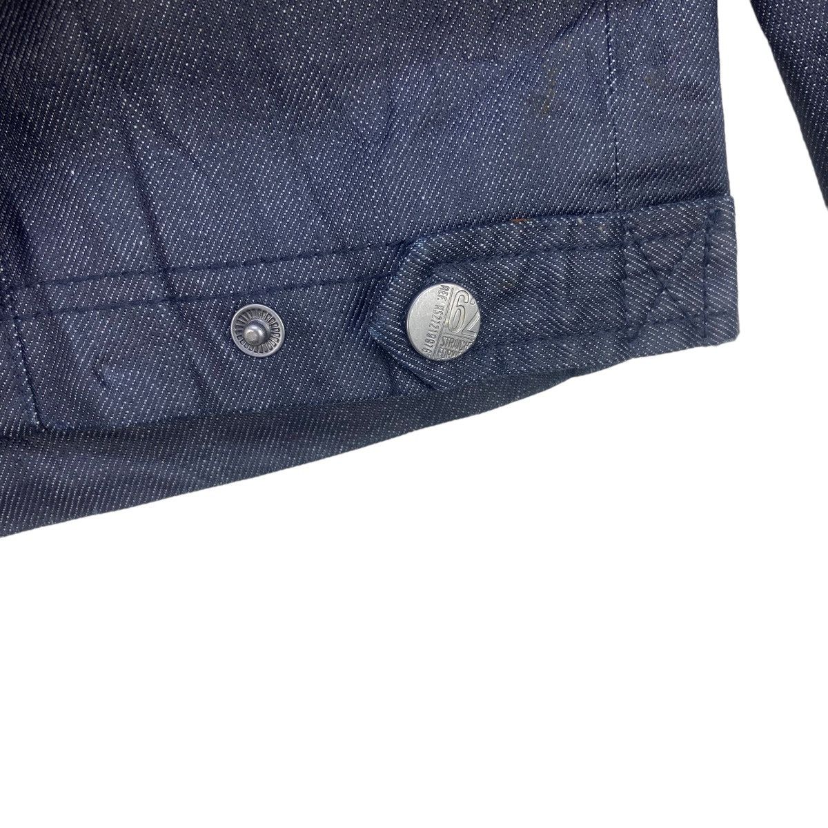Japanese Brand × WE Fashion We Fashion Biker Soft Denim Holmes Jacket Size US M / EU 48-50 / 2 - 13 Thumbnail
