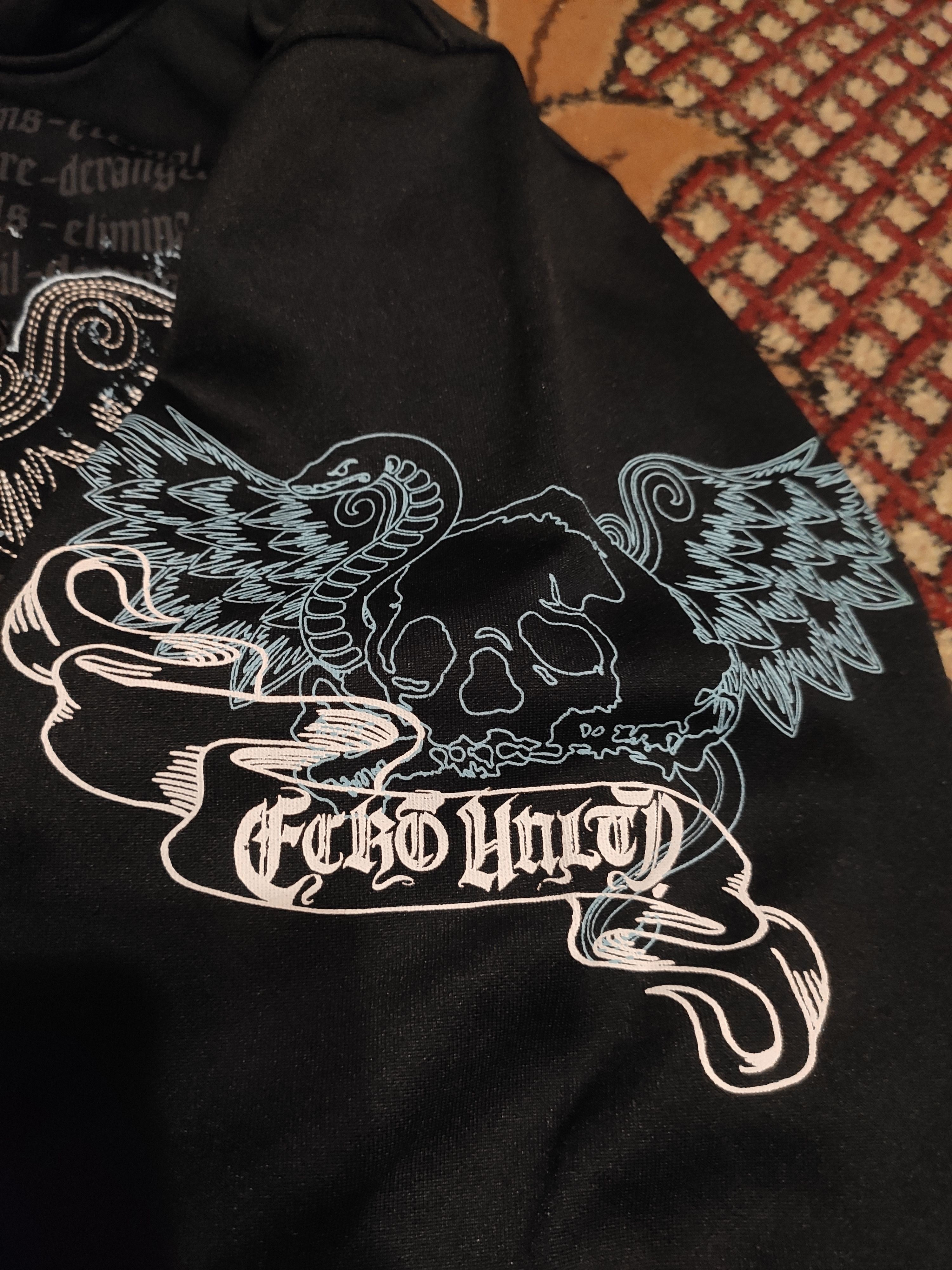 Affliction × Ecko Unltd. Ecko unltd sweatshirts longsleeve black y2k skull XL L Size US XL / EU 56 / 4 - 4 Thumbnail