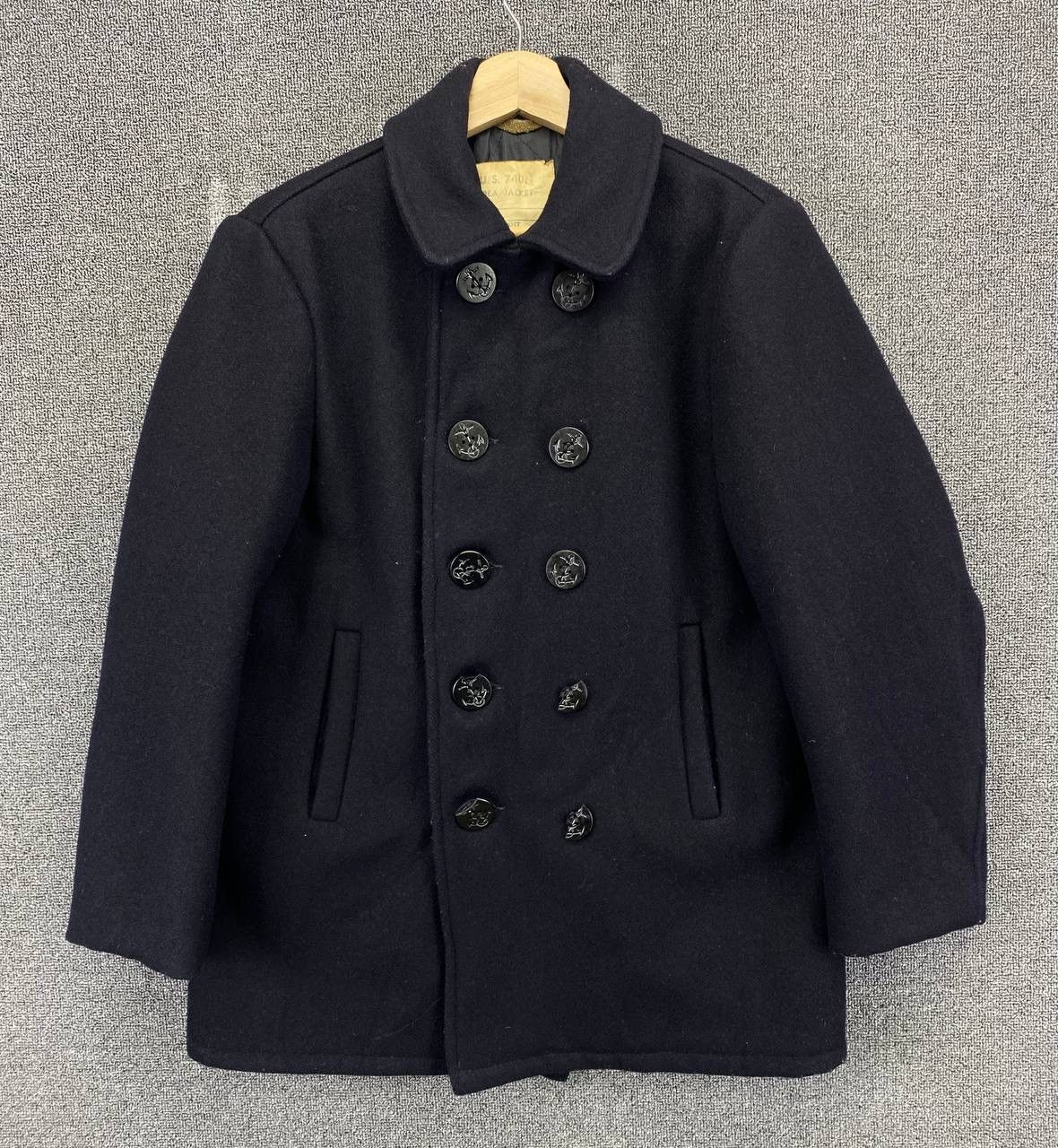 Schott × Vintage Vintage Schott Double Breasted Wool Coat Jacket Size XXL / US 16-18 / IT 52-54 - 1 Thumbnail