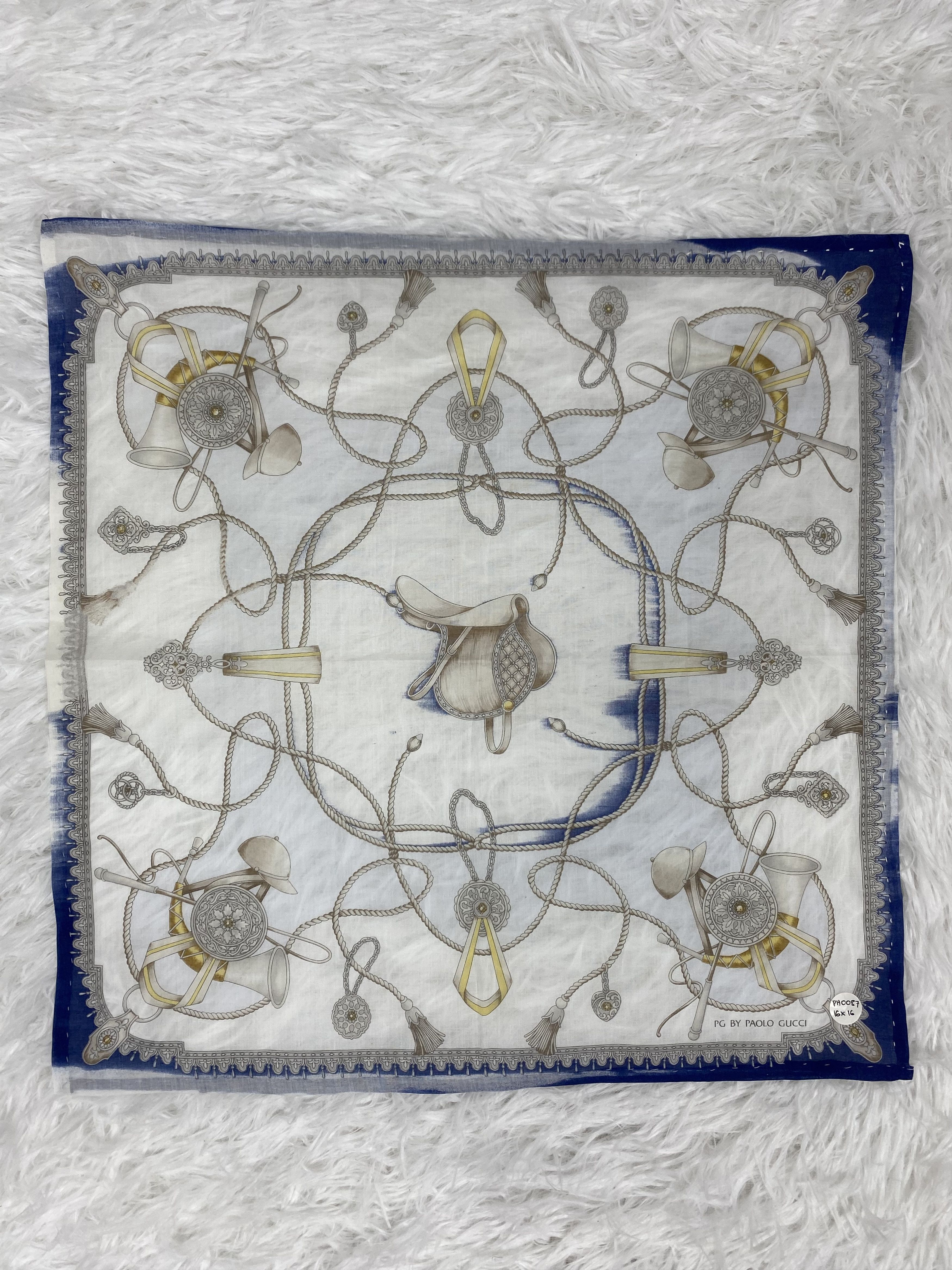 Paolo Gucci Vintage Paolo Gucci Handkerchief PH0087 Size ONE SIZE - 3 Thumbnail