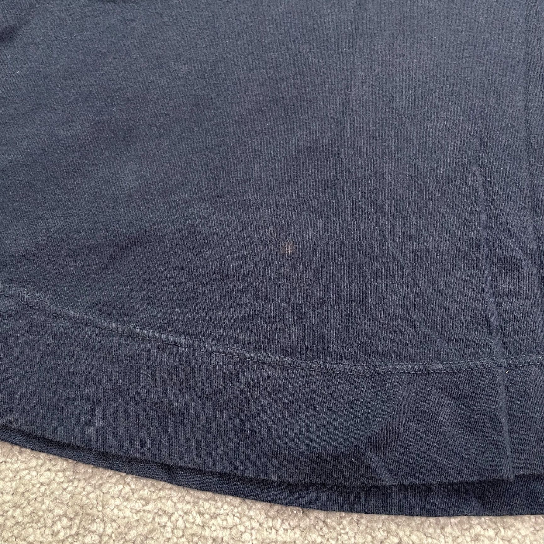 Anthropologie T.La Anthropology Graphic T-Shirt Womens XS Navy Blue Short Sleeve Cotton Casual Size XS / US 0-2 / IT 36-38 - 4 Thumbnail