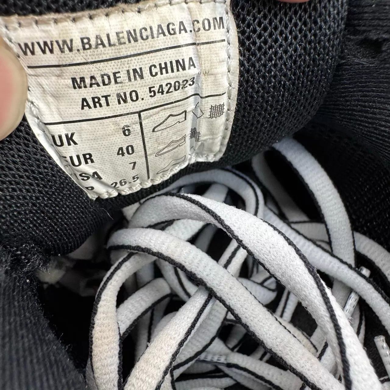 Balenciaga Balenciaga Track Black & White Sneakers Size 40 Size US 7 / EU 40 - 8 Thumbnail