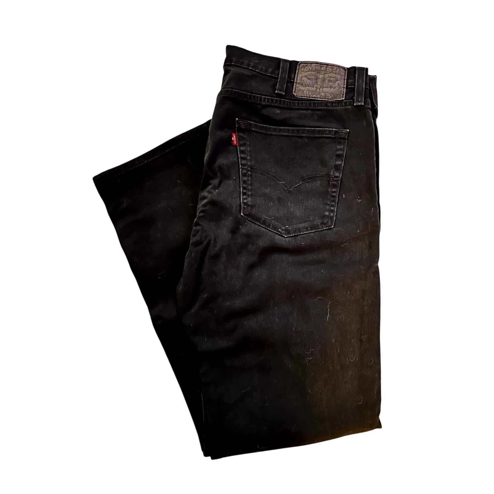 Levi's Levi's 513 Vintage 1988 Men Black Jeans 38x32 Slim Straight Size US 38 / EU 54 - 1 Thumbnail