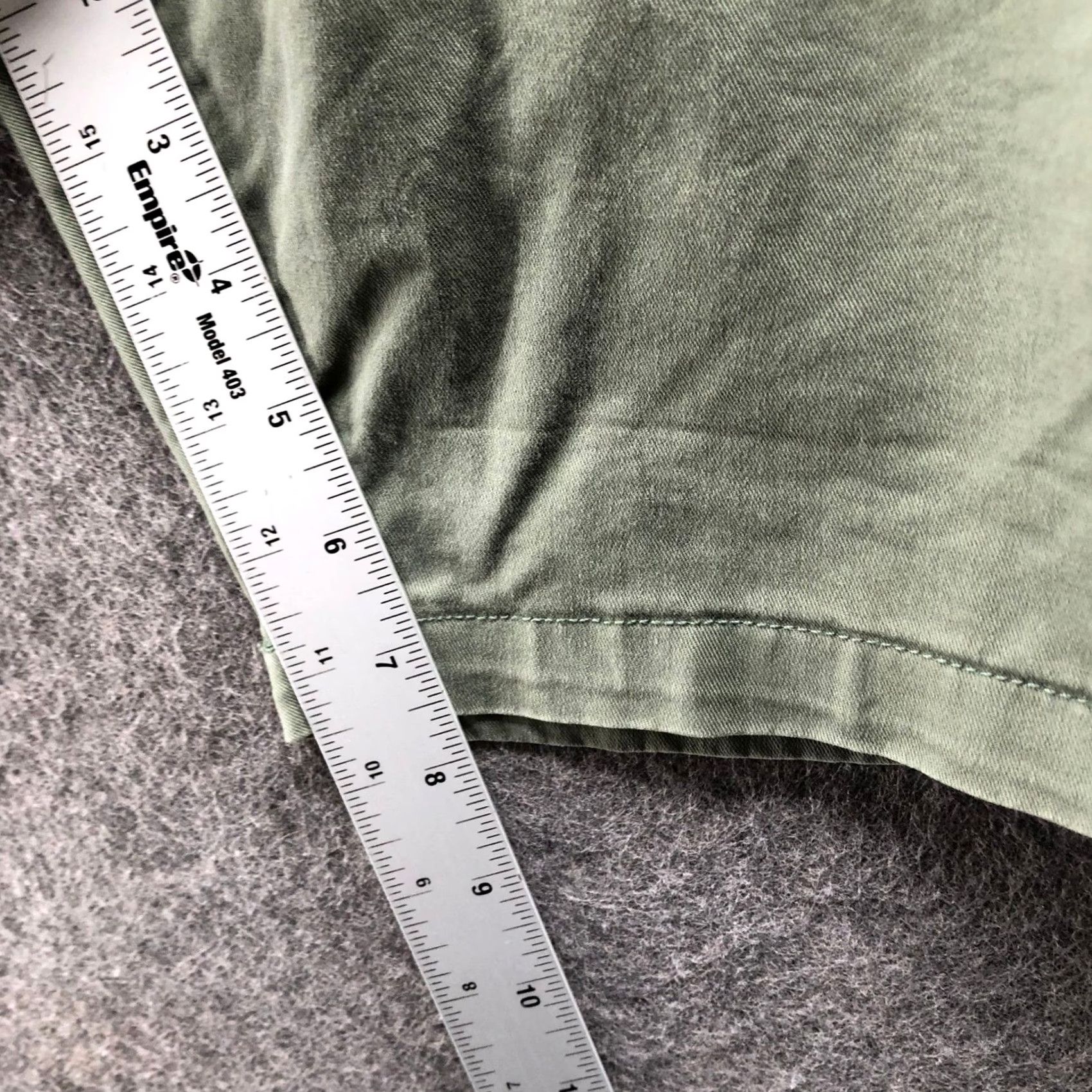 Gap VINTAGE Gap 8'' Chino Shorts Mens 40 Spring Leaf Green Flat Front Stretch Pants Shorts Chino Casual Mens 40 Green Size US 40 / EU 56 - 6 Thumbnail