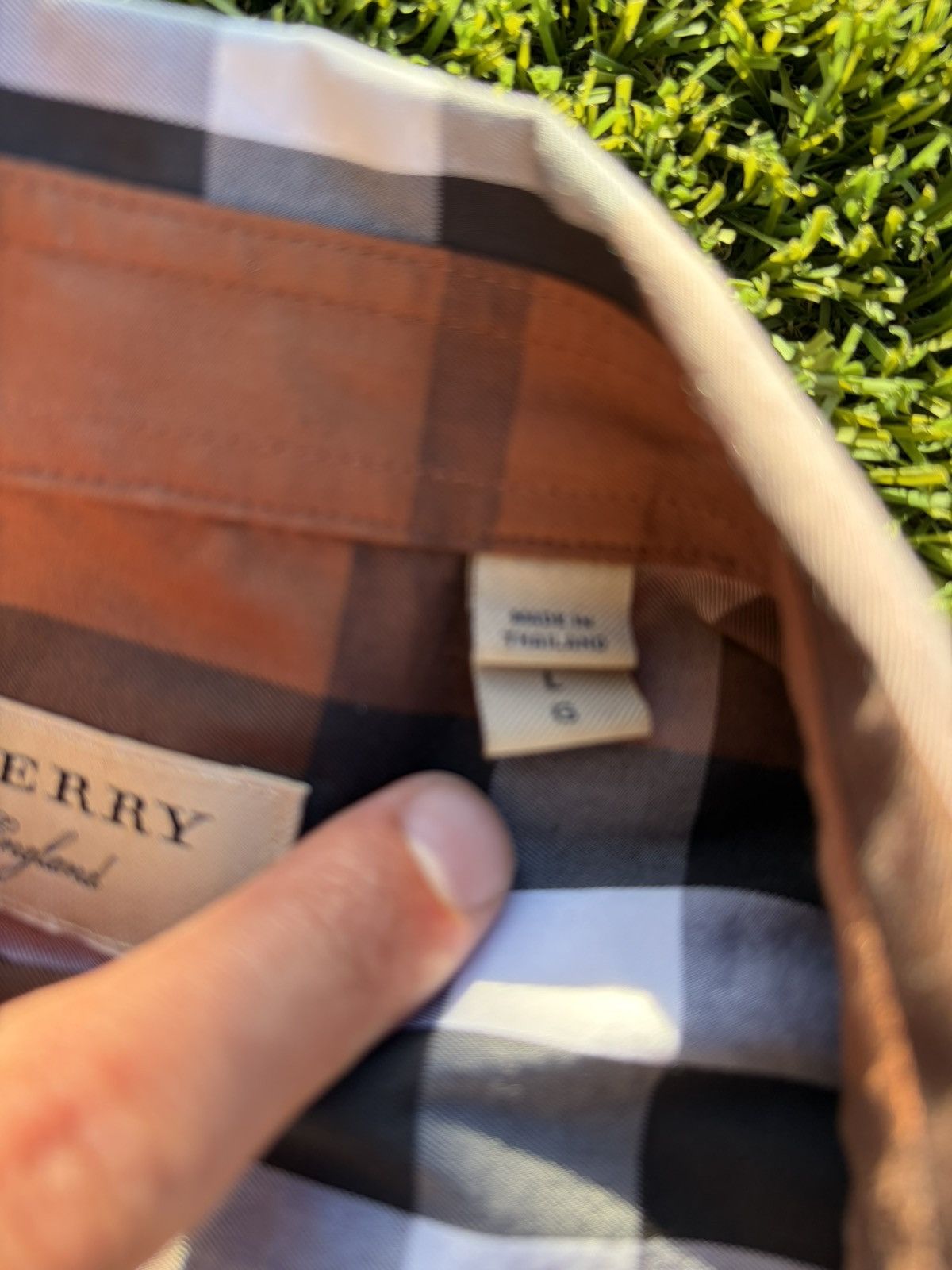 Burberry Burberry button up Size US L / EU 52-54 / 3 - 3 Thumbnail