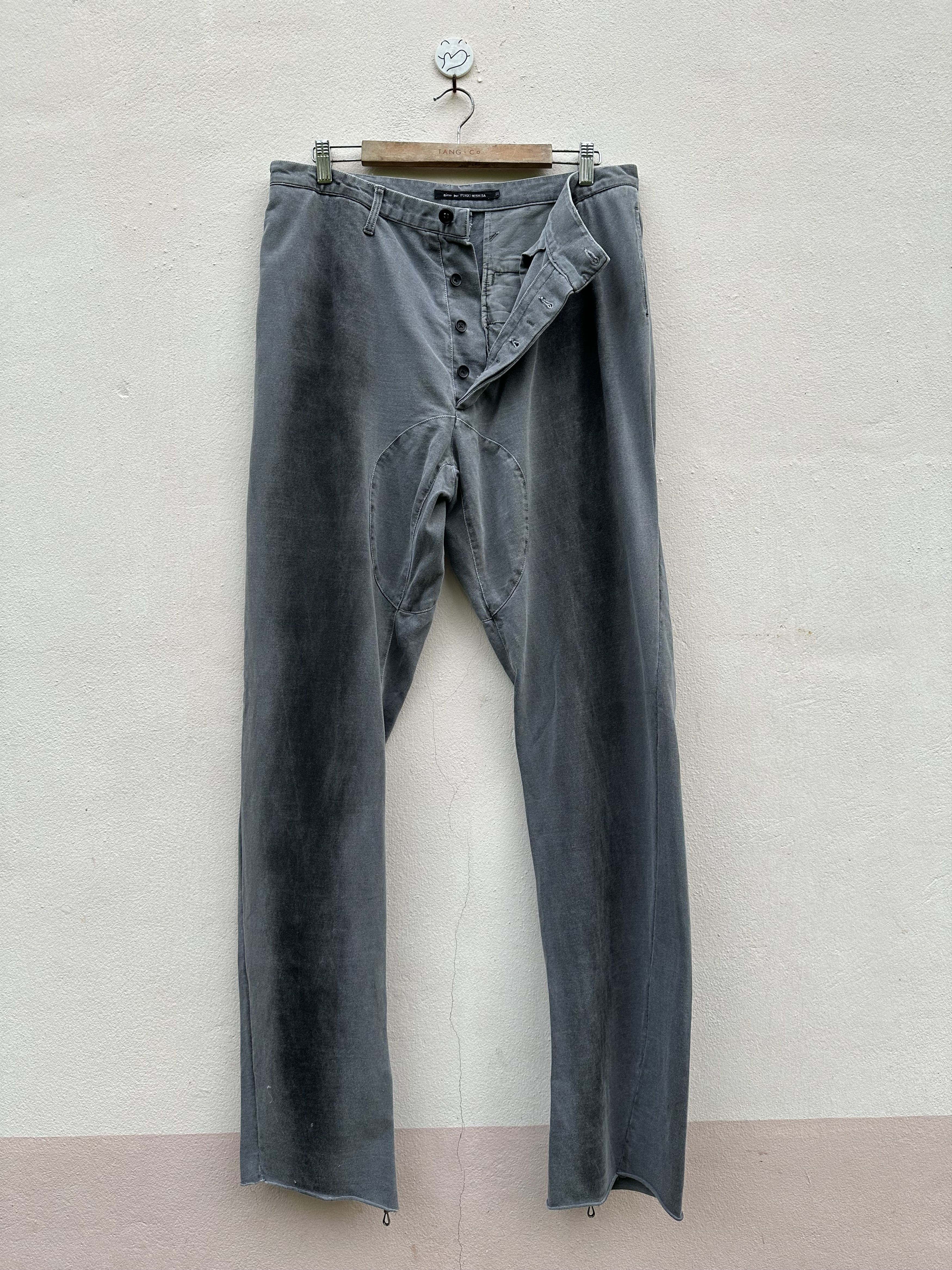 Gene Par Yukio Mishiba Vintage Gene Par Yukio Mishiba Flare Curved Wide Sweatpants Size US 34 / EU 50 - 3 Thumbnail