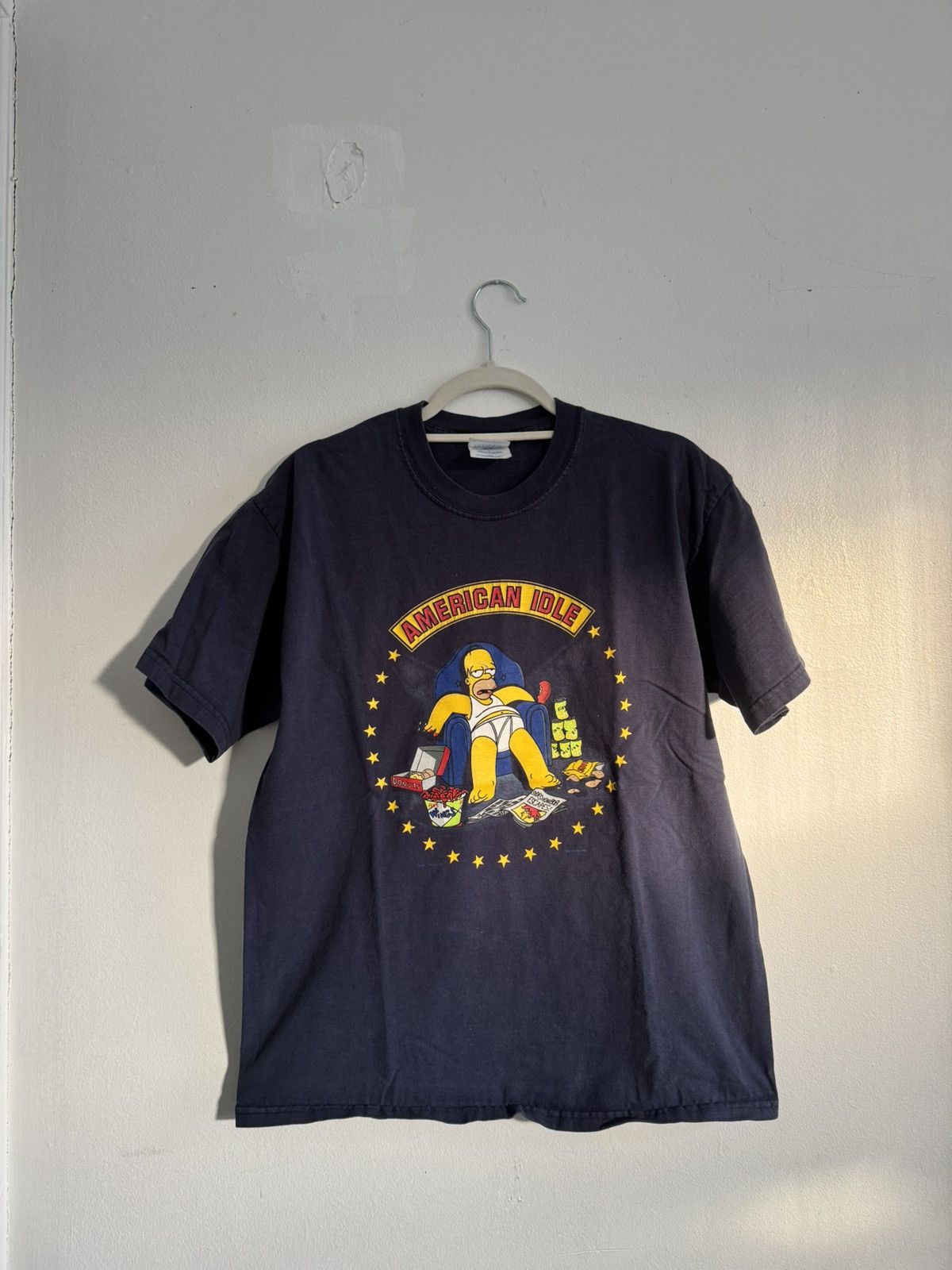 The Simpsons × Vintage 2003 Simpsons “American Idle” Funny T-Shirt Size US L / EU 52-54 / 3 - 1 Thumbnail