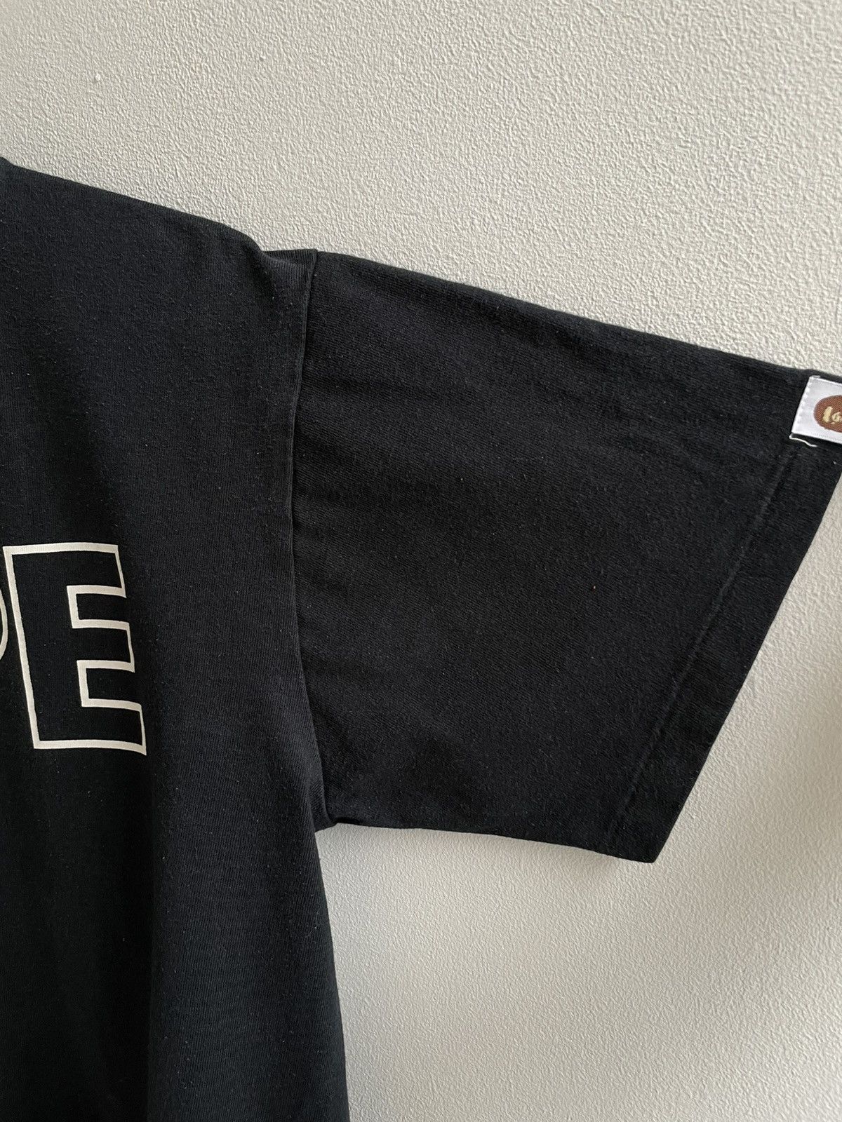 Bape Bape A Bathing Ape Black Big Logo Classic T-shirt Tee Luxury Size US M / EU 48-50 / 2 - 4 Thumbnail