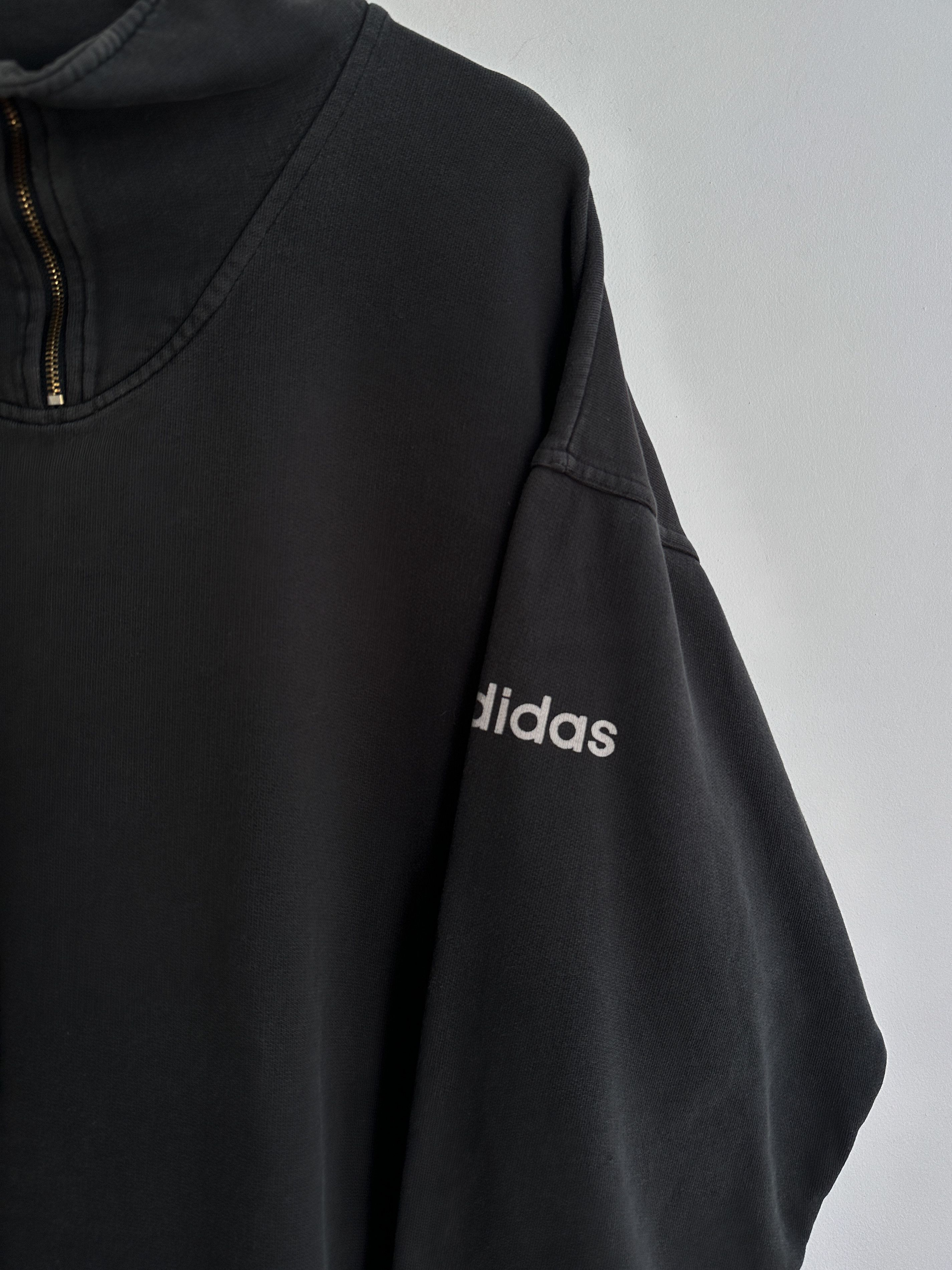 Adidas Vintage Adidas 90s Half Zip Sweatshirt Jumper Size US L / EU 52-54 / 3 - 7 Thumbnail