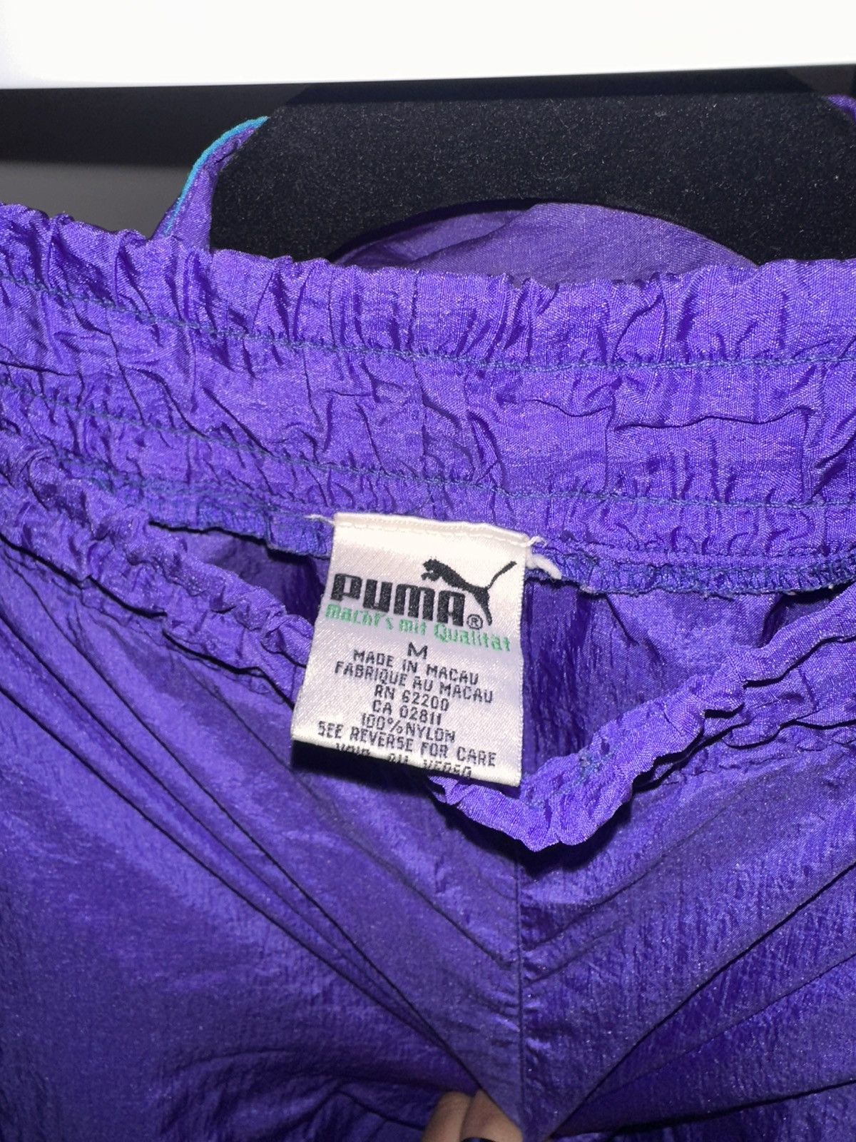 Puma 90s Puma Windbreaker Set | Vintage Sweatsuit Size M / US 6-8 / IT 42-44 - 6 Thumbnail
