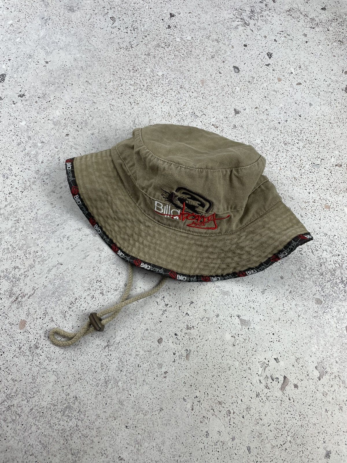 Billabong × Vintage Y2k Vintage Billabong Patchwork Japanese Bucket Hat Cap Size ONE SIZE - 12 Thumbnail