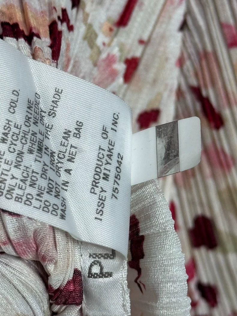 Issey Miyake Issey Miyake size:4 White and pink floral print zipper car Size M / US 6-8 / IT 42-44 - 4 Thumbnail