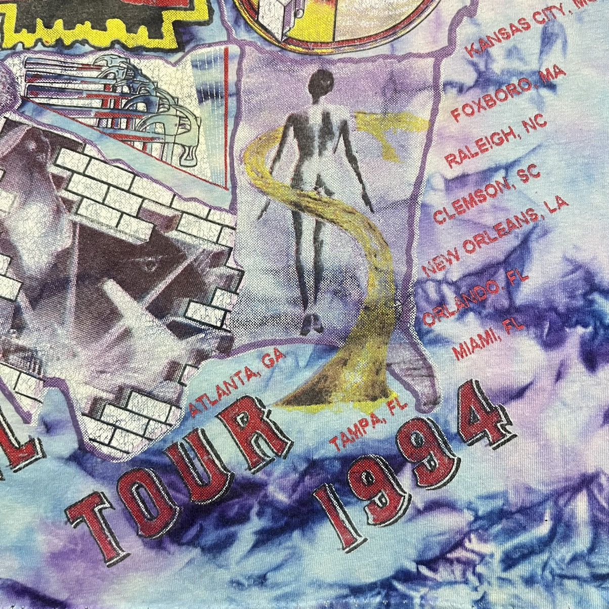 Band Tees Vintage 1994 Pink Floyd The Division Bell Tie Dye T Shirt Size US L / EU 52-54 / 3 - 10 Thumbnail