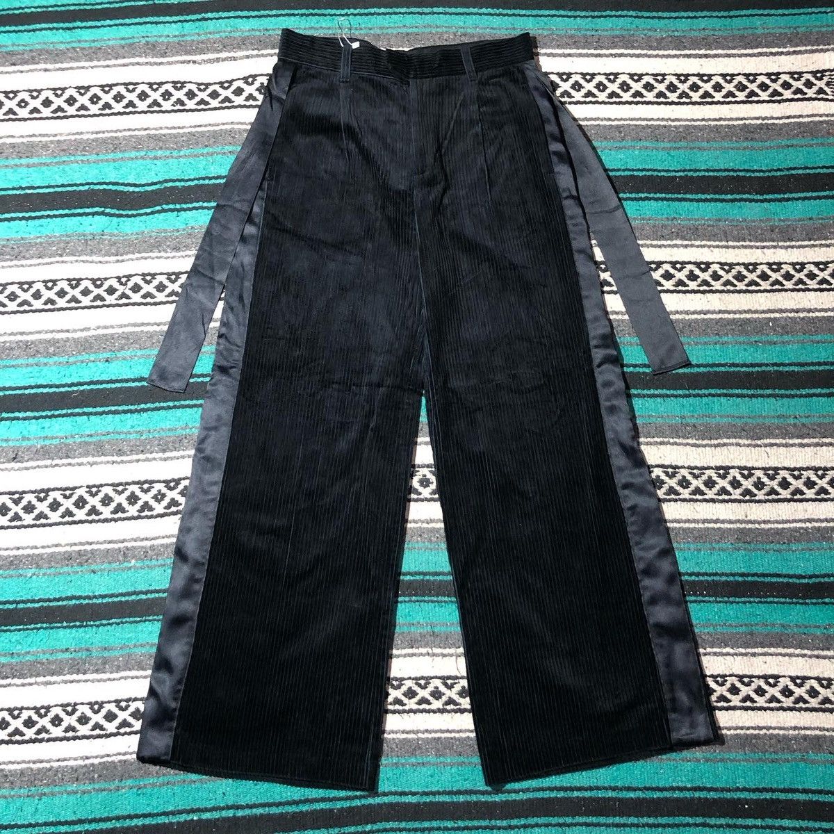 Undercover Ribbon Bow Corduroy Wide Leg Pants Size US 29 - 2 Thumbnail