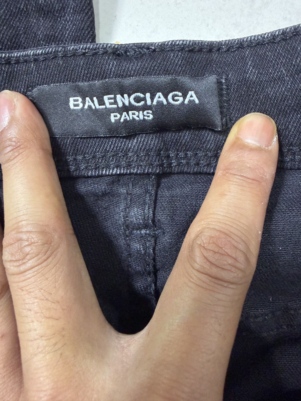 Balenciaga Balenciaga Black Jean Denim Size US 32 / EU 48 - 9 Thumbnail
