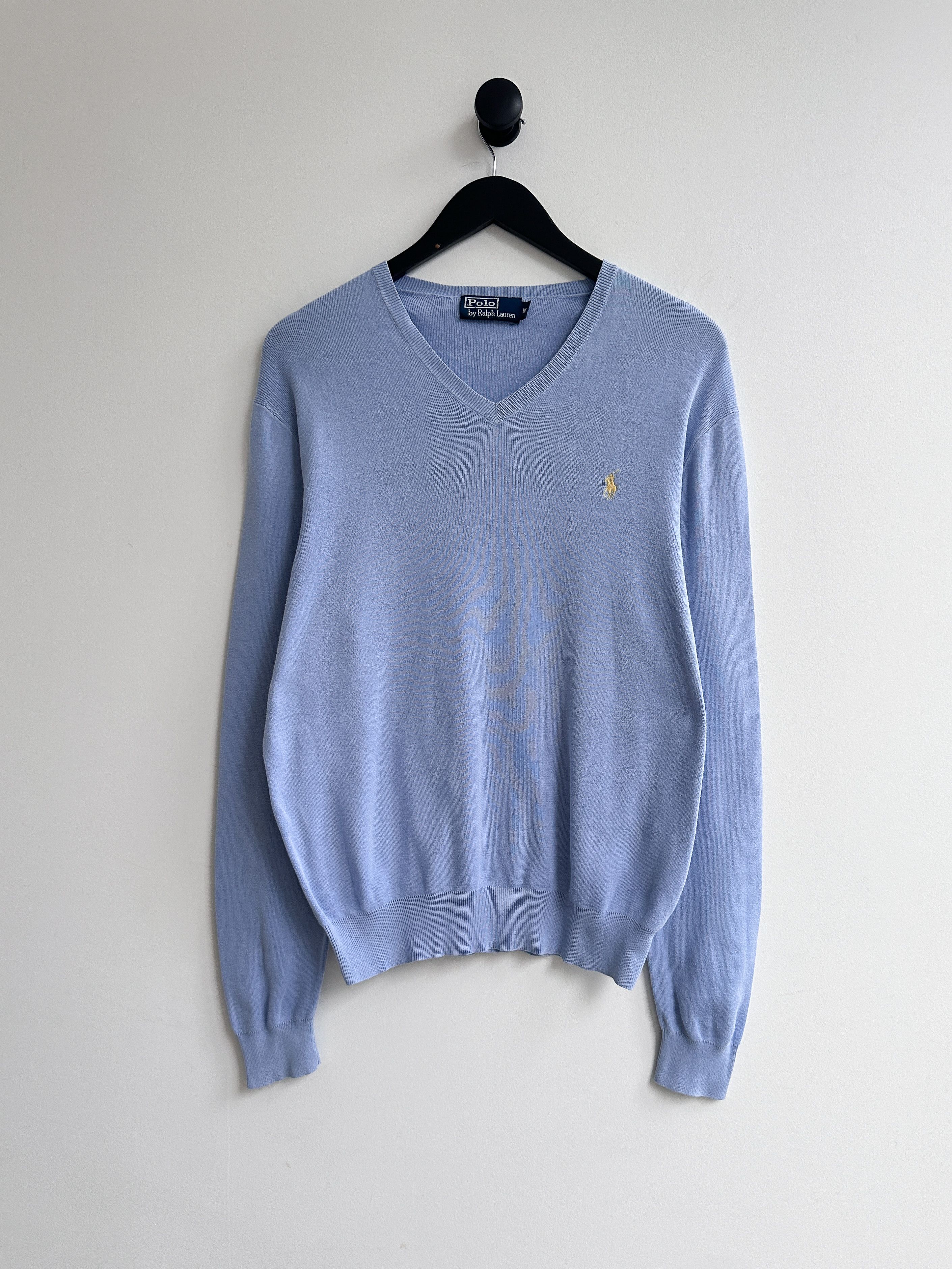 Polo Ralph Lauren × Ralph Lauren Polo Ralph Lauren V Neck Jumper Sweater Pullover Size US M / EU 48-50 / 2 - 1 Thumbnail