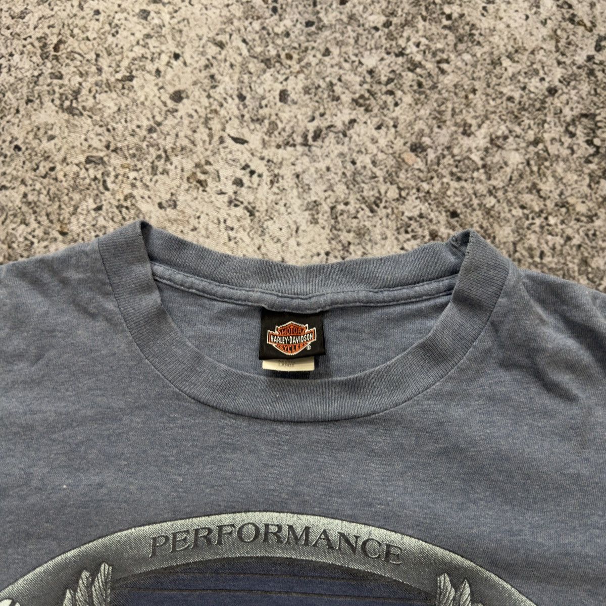 Harley Davidson Vintage 90s Faded Harley Davidson Tee ERD Grunge Chrome Size US L / EU 52-54 / 3 - 3 Thumbnail