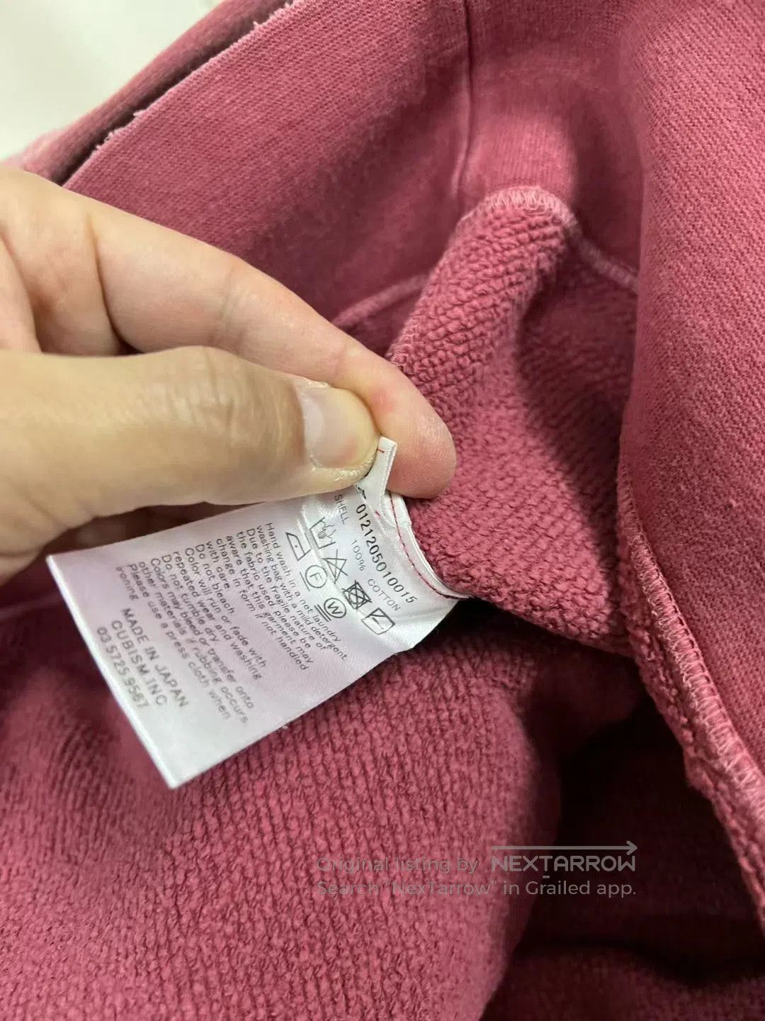 Visvim VISVIM JUMBO SWEAT 3/4 CRASH RED. Size US XL / EU 56 / 4 - 9 Thumbnail