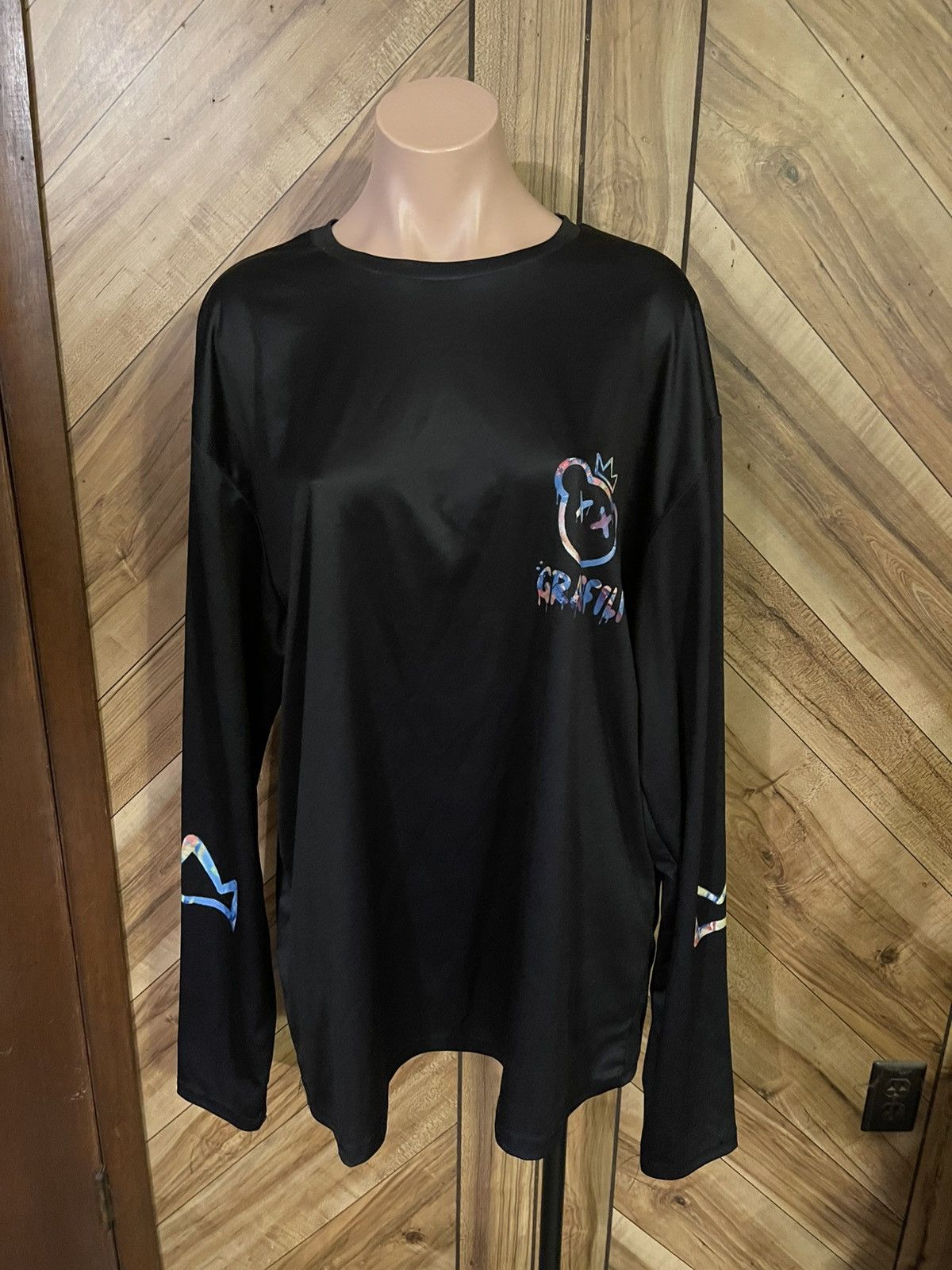 Other Doifer Polyester Graffilli Print Long Sleeve Crewneck Shirt Size US XXL / EU 58 / 5 - 2 Thumbnail