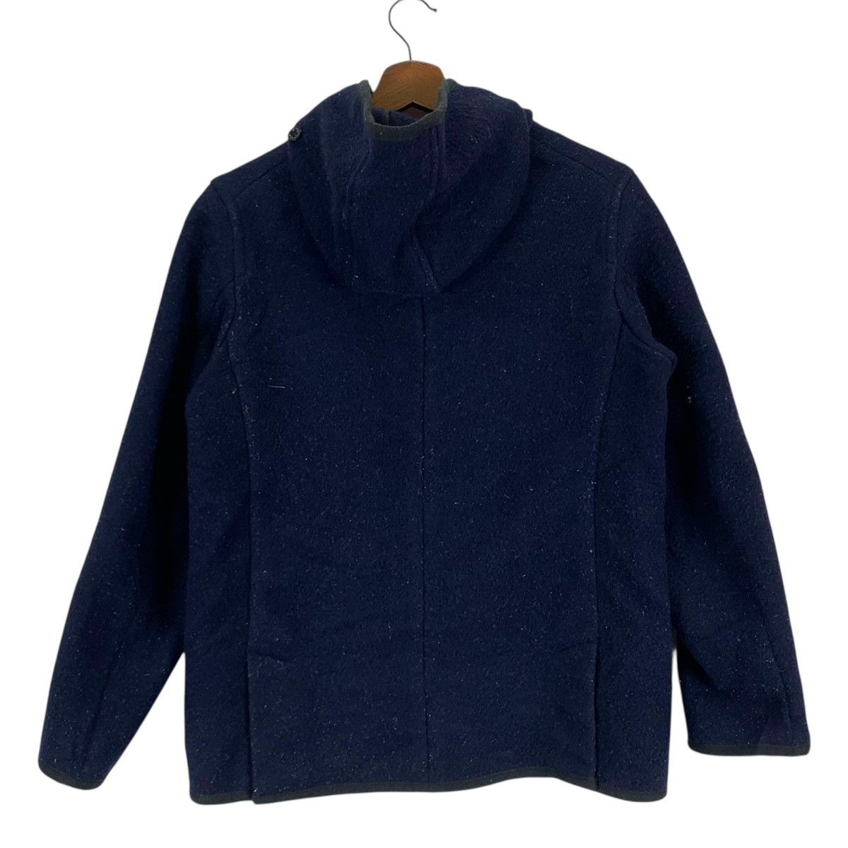 Danton × Japanese Brand × Vintage Vintage Danton Vetements de Travail Wool Hooded Jacket Size US XS / EU 42 / 0 - 8 Thumbnail