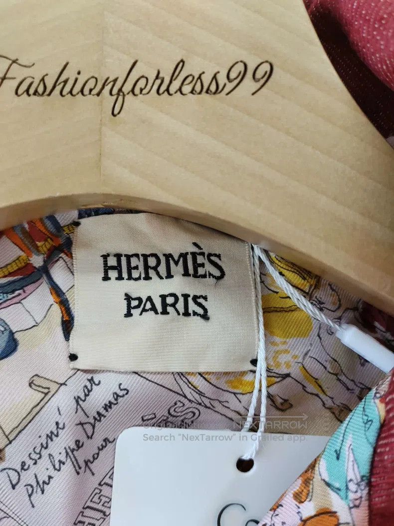 Hermes Hermes Red Denim Jacket Size XXS / US 00 / IT 34 - 3 Thumbnail