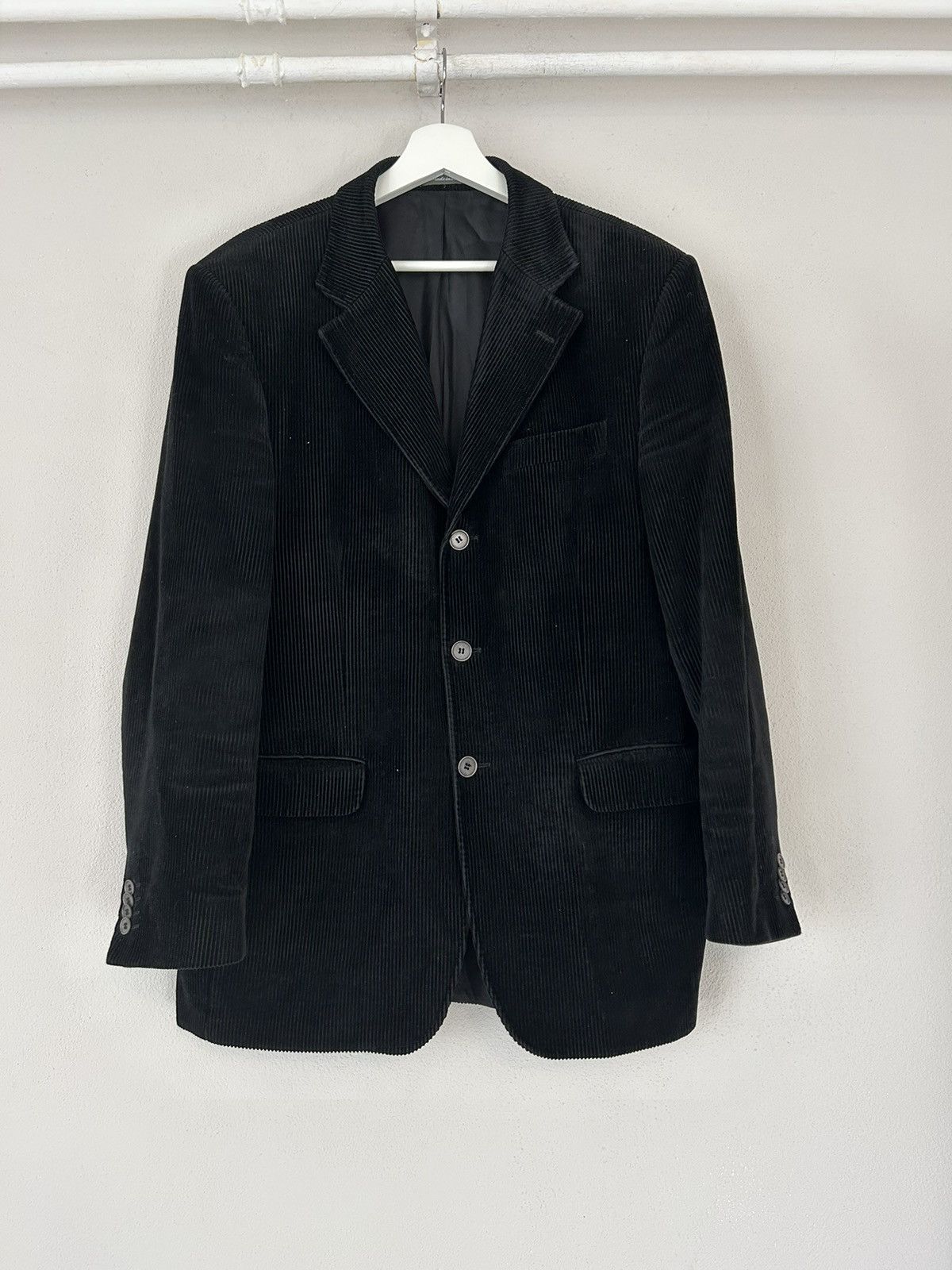 Alexander McQueen Black Corduroy Jacket Size US M / EU 48-50 / 2 - 1 Thumbnail