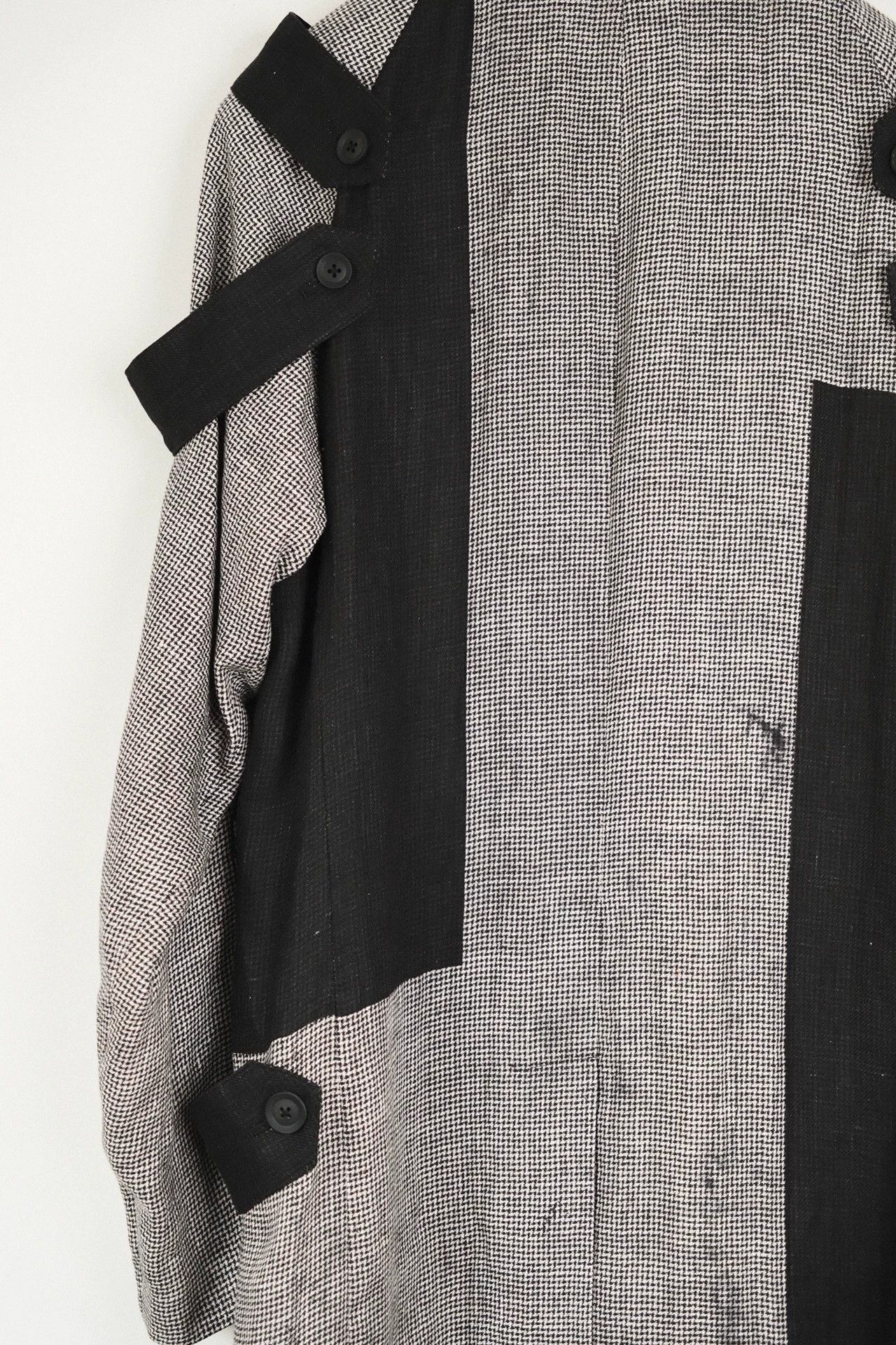 Yohji Yamamoto Yohji Yamamoto 24SS Vintage Hand-Painted Linen Jacket Size US XL / EU 56 / 4 - 7 Thumbnail