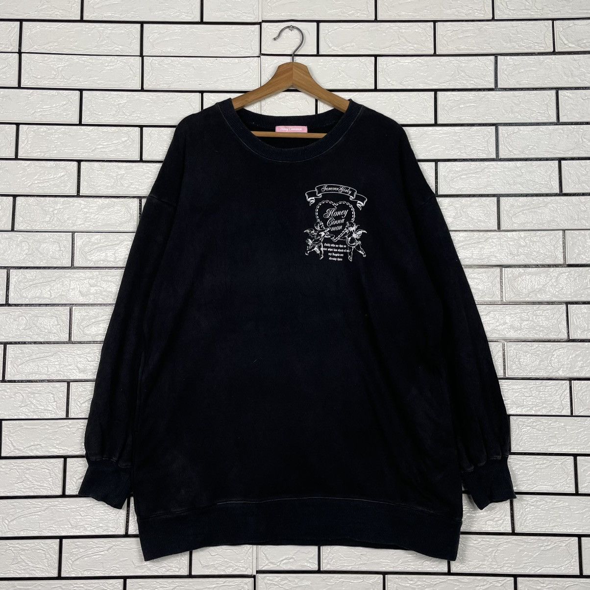 Japanese Brand Honey Angel Big Logo Sweater Size L / US 10 / IT 46 - 1 Thumbnail