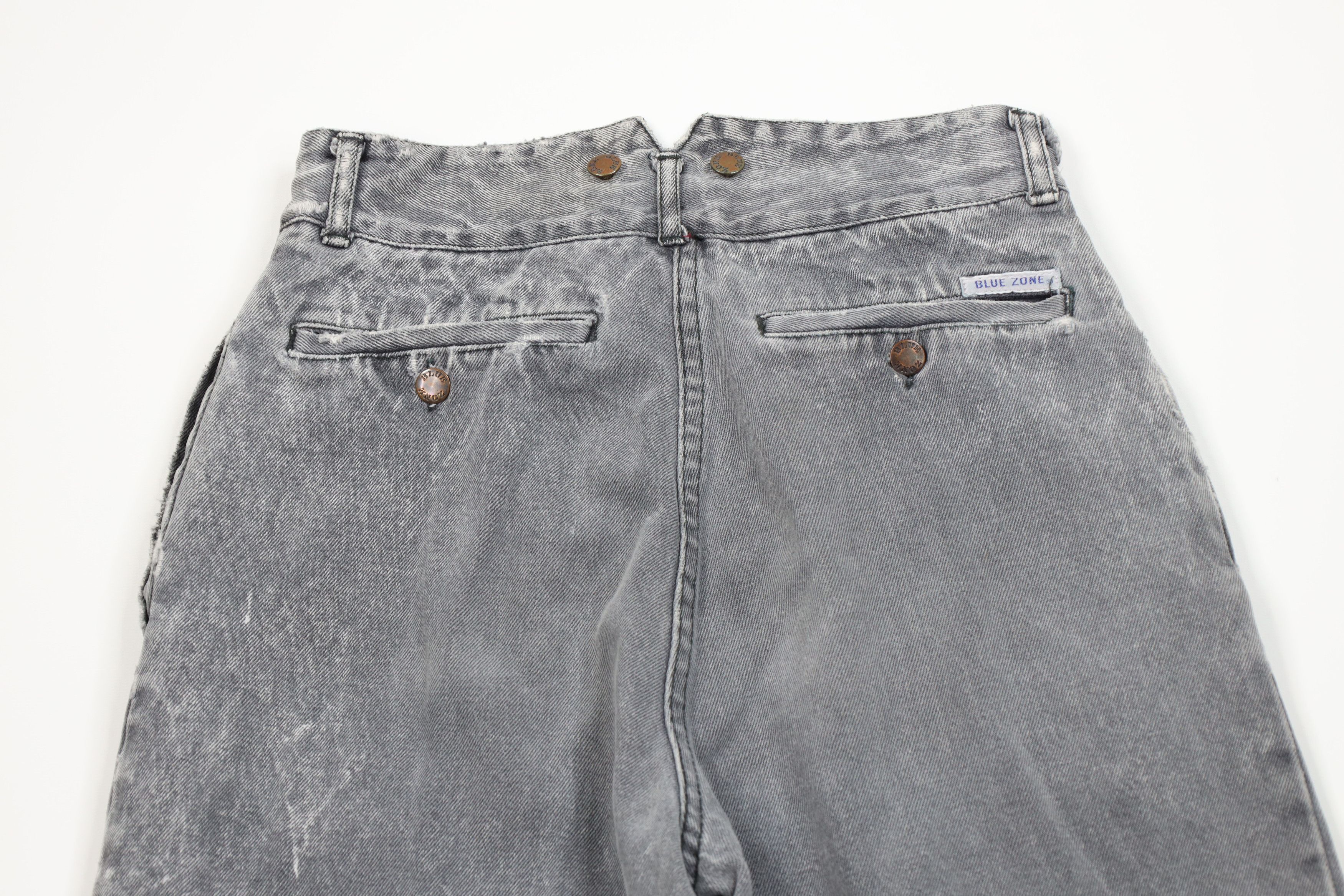 Vintage Vintage 80s 90s Streetwear Pleated High Waist Denim Jeans Size 28" / US 6 / IT 42 - 11 Thumbnail