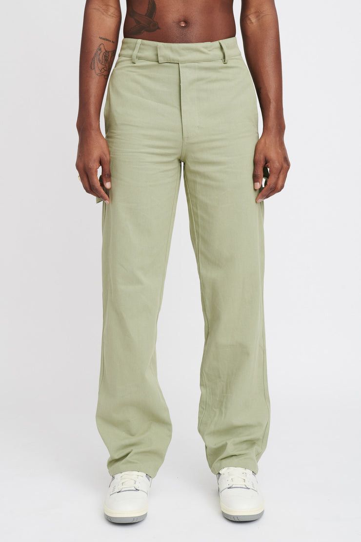 Lac Demure Ruben kone - Work pants “OLIVE” Size US 32 / EU 48 - 6 Thumbnail