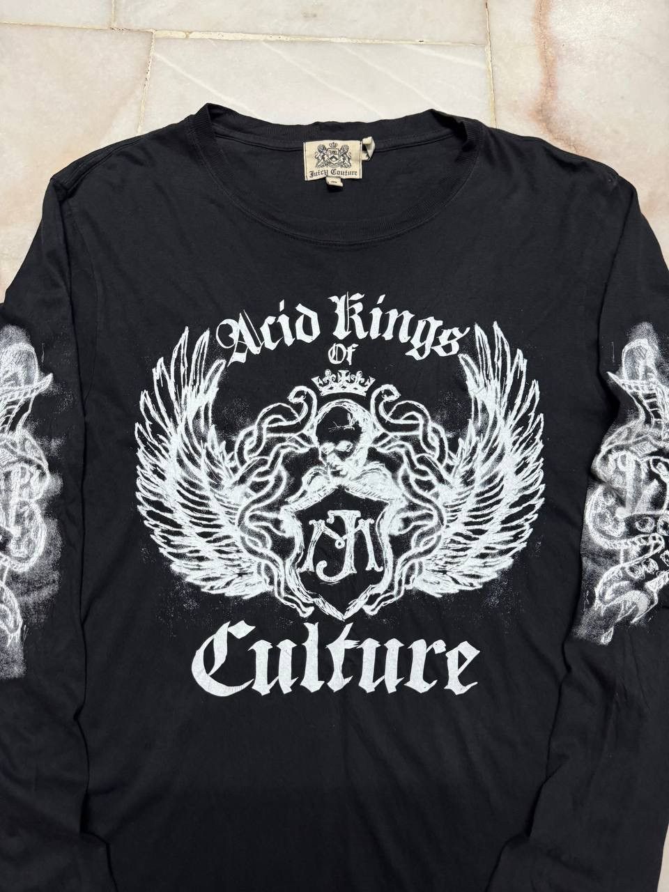 If Six Was Nine 💥Insane💥Acid Rings Cuoture Poem Gothic T-shirt Peru Made Size US M / EU 48-50 / 2 - 2 Thumbnail