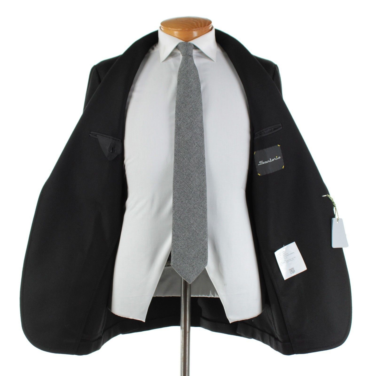 SARTORIO Sartorio Sport Coat Size 44 Long US in Black Size 44R - 6 Thumbnail