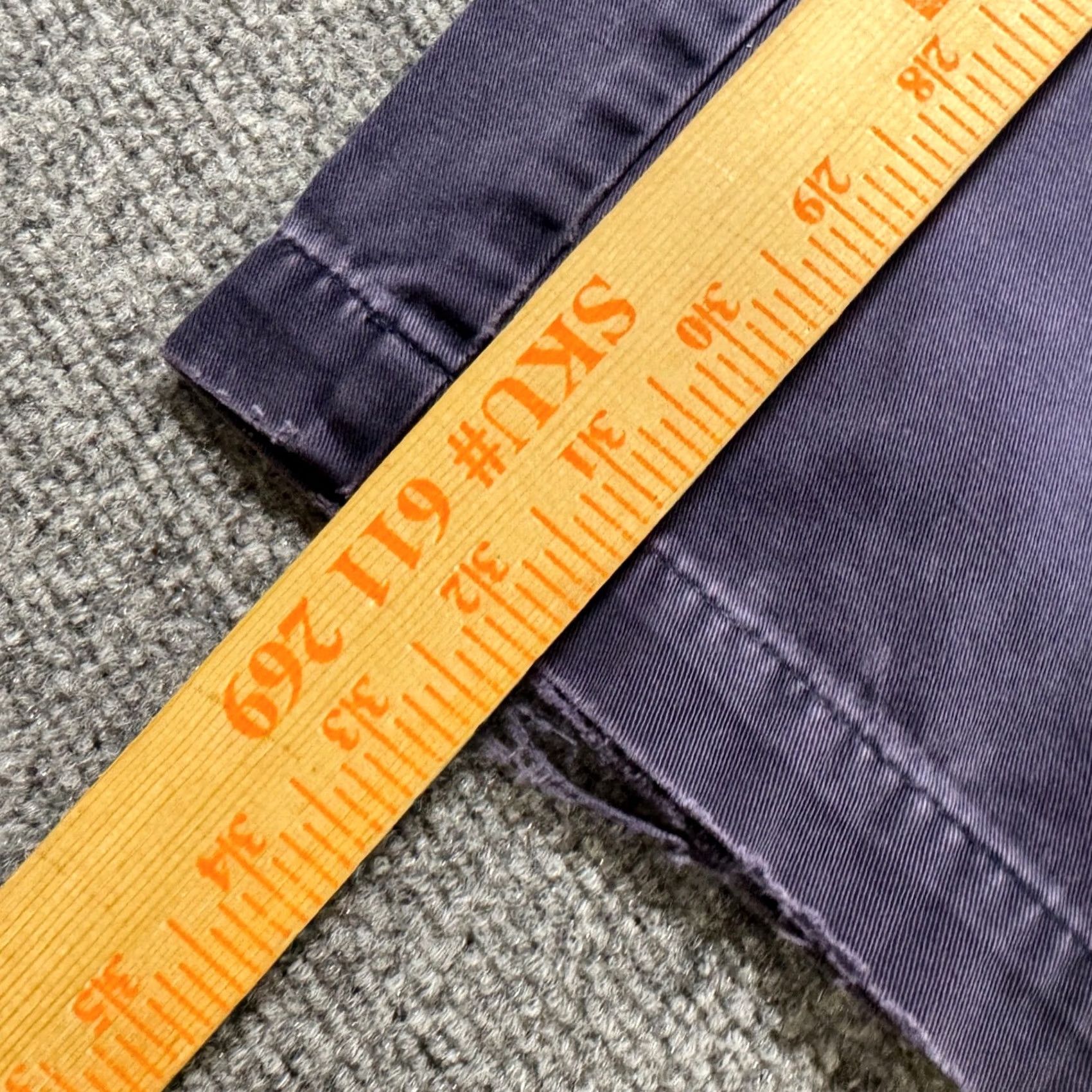 Anchor Blue Anchor Blue Pants Men 28x32 Chino Blue 100% Cotton Relaxed Fit Skater Y2K Mens Size US 28 / EU 44 - 6 Thumbnail