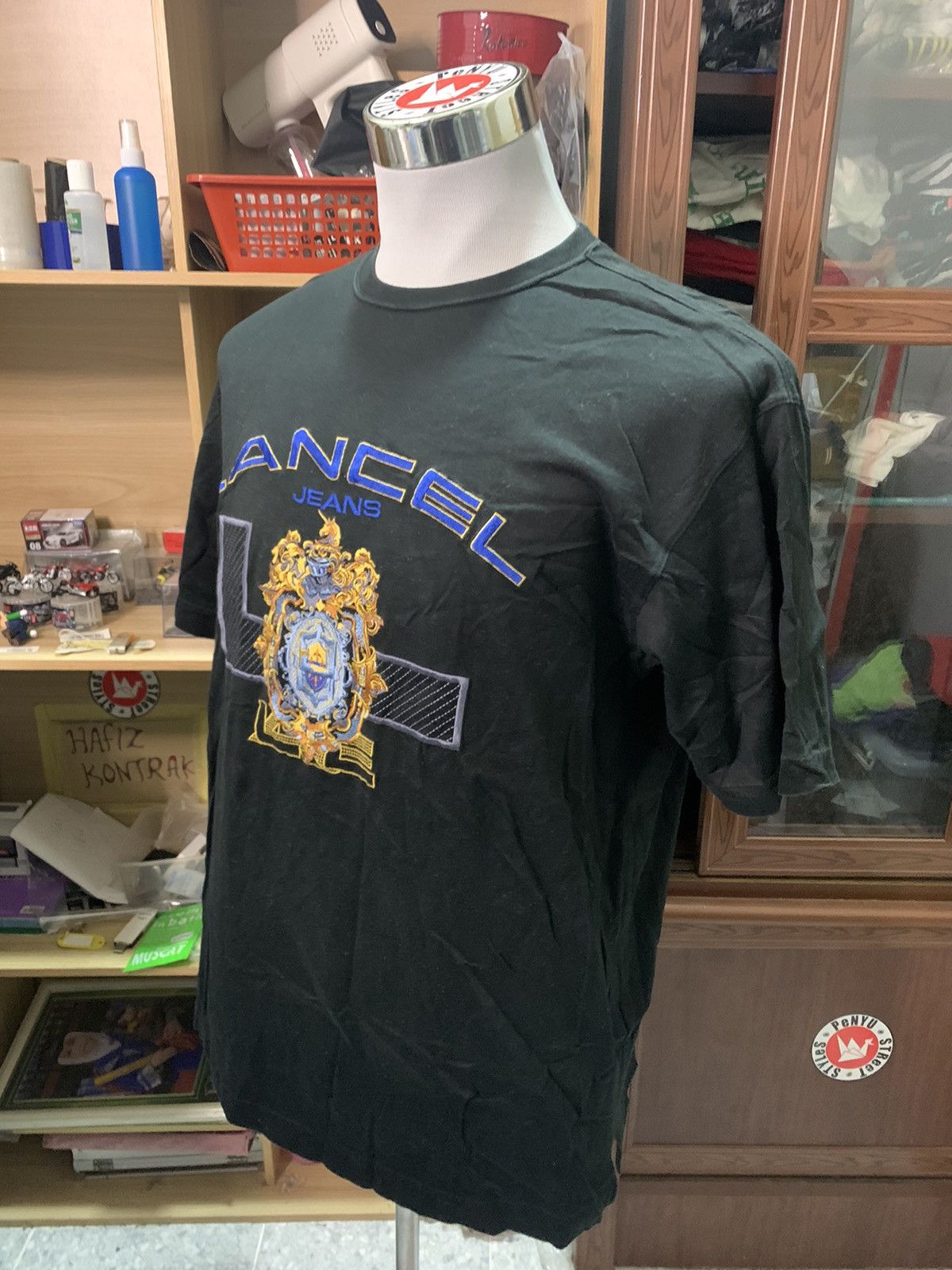 Lancel × Vintage Lancel jeans black tee Size US L / EU 52-54 / 3 - 4 Thumbnail