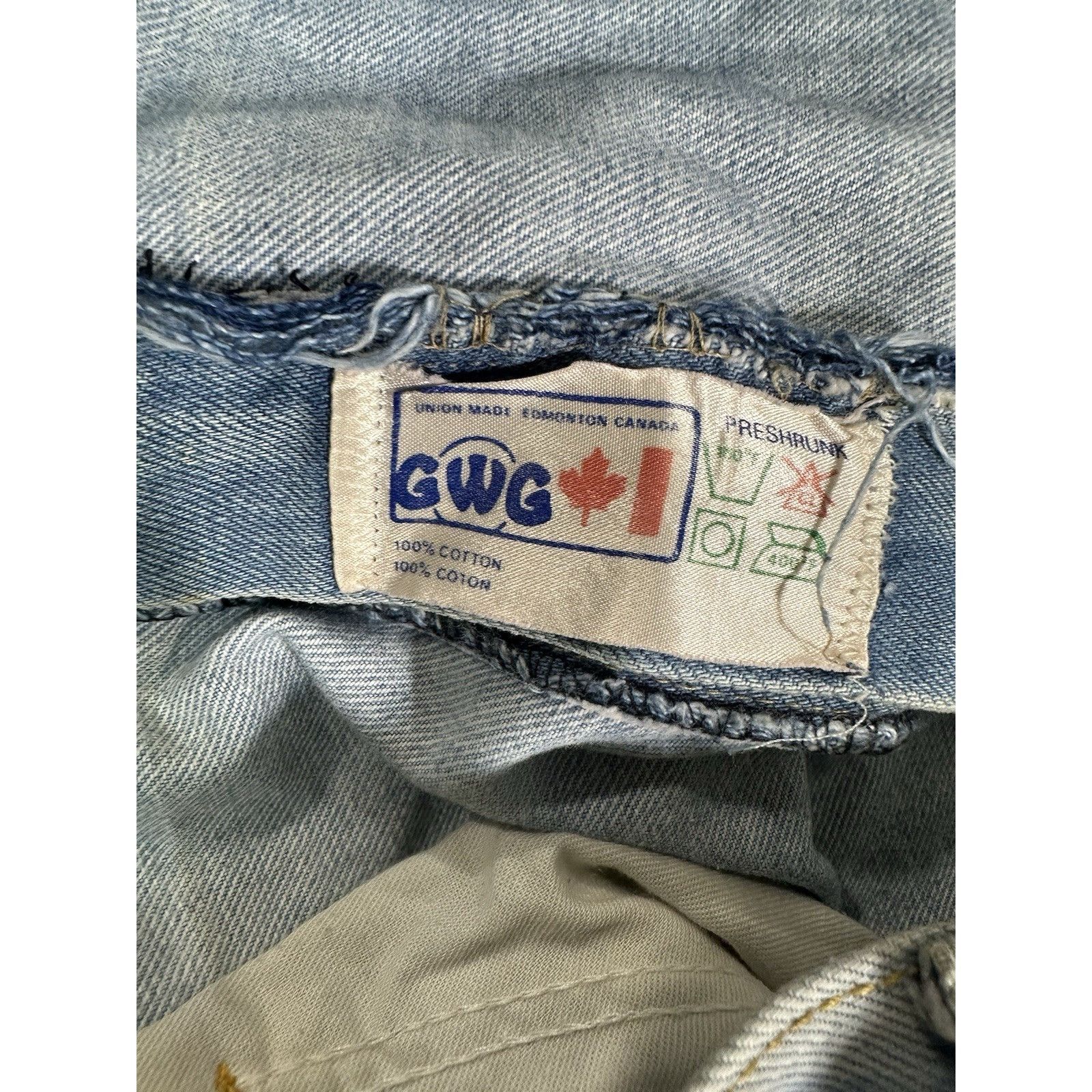 Vintage True Vintage GWG Denim Shorts Made In Canada Selvedge USA Size US 36 / EU 52 - 5 Thumbnail