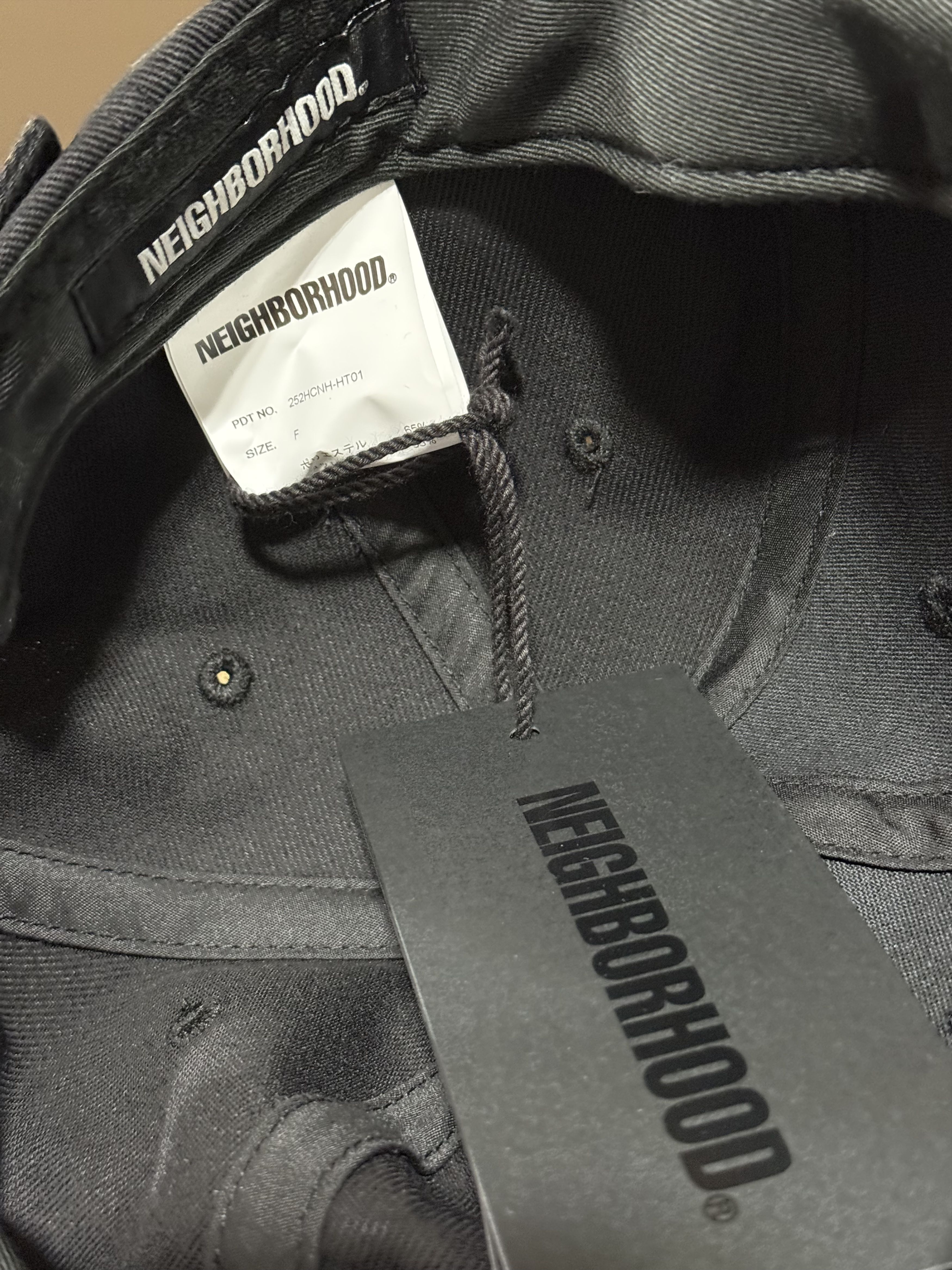 Neighborhood Neighborhood Baseball Cap-1 'Black' Size ONE SIZE - 3 Thumbnail