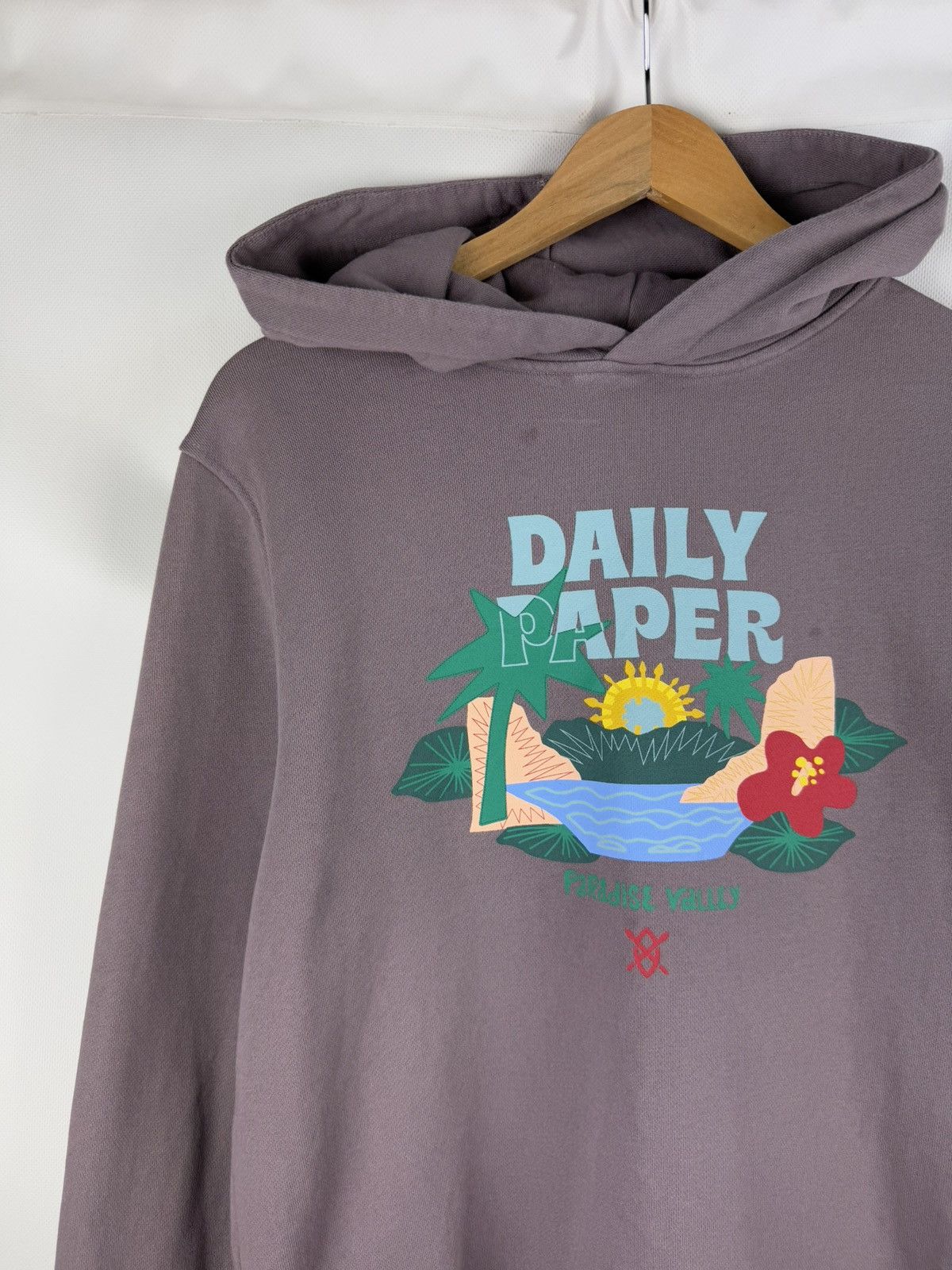 Daily Paper Daily Paper Paradise Valley Graphic Print Hoodie Pullover Size US S / EU 44-46 / 1 - 4 Thumbnail