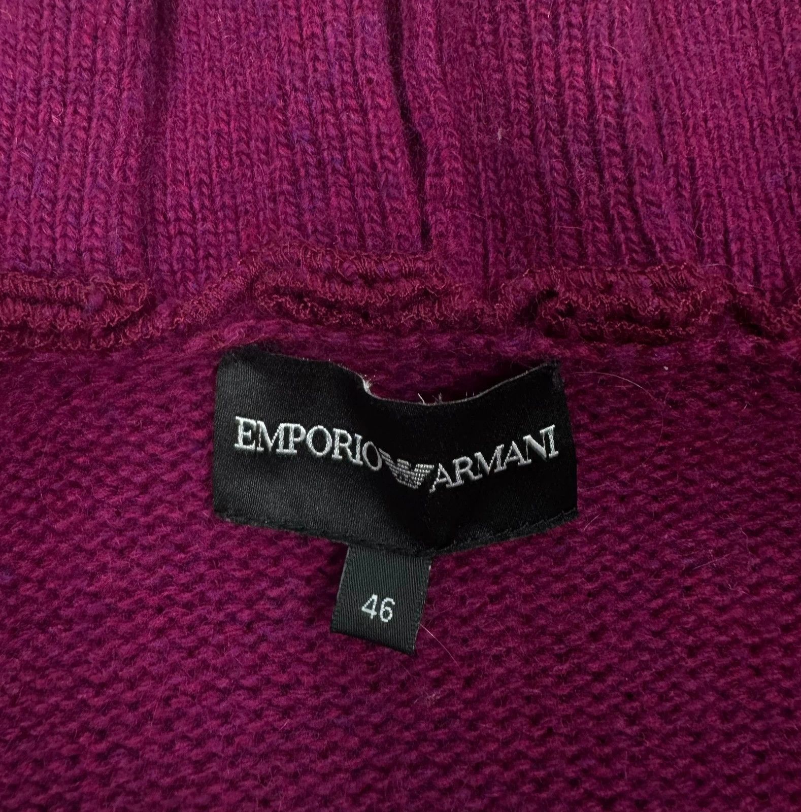 Emporio Armani Emporio Armani Ruffle Cardigan Wool Viscose size 46 Size L / US 10 / IT 46 - 12 Thumbnail