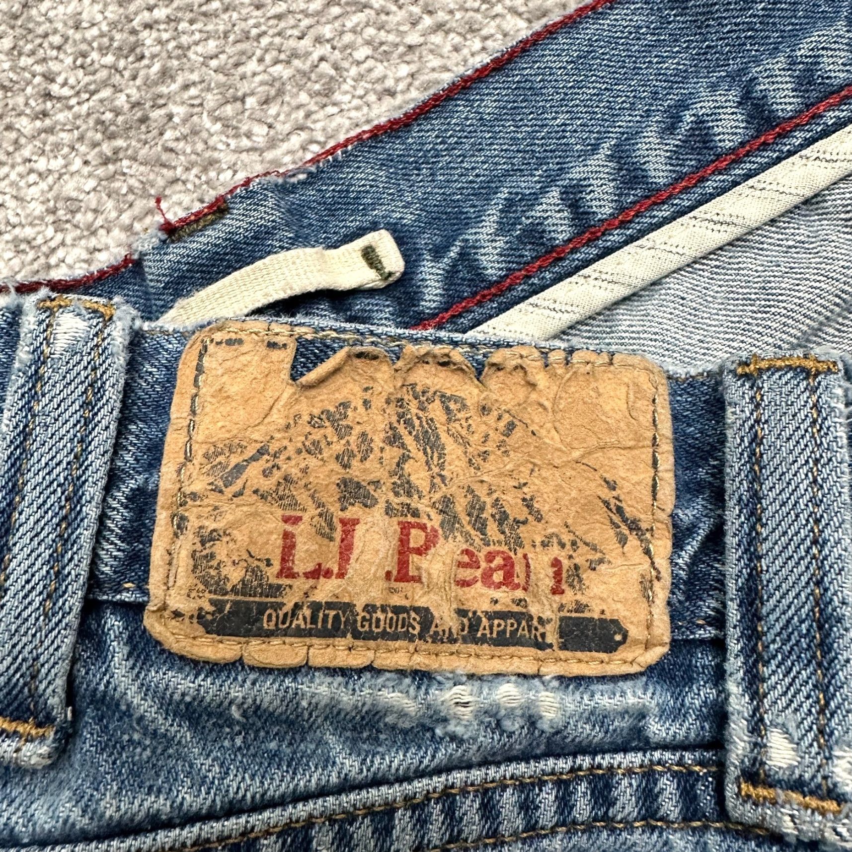 Vintage VINTAGE L.L. Bean Jeans Denim Regular Fit 36x29.5 Men Blue Cotton 90s USA Mens Size US 36 / EU 52 - 4 Thumbnail