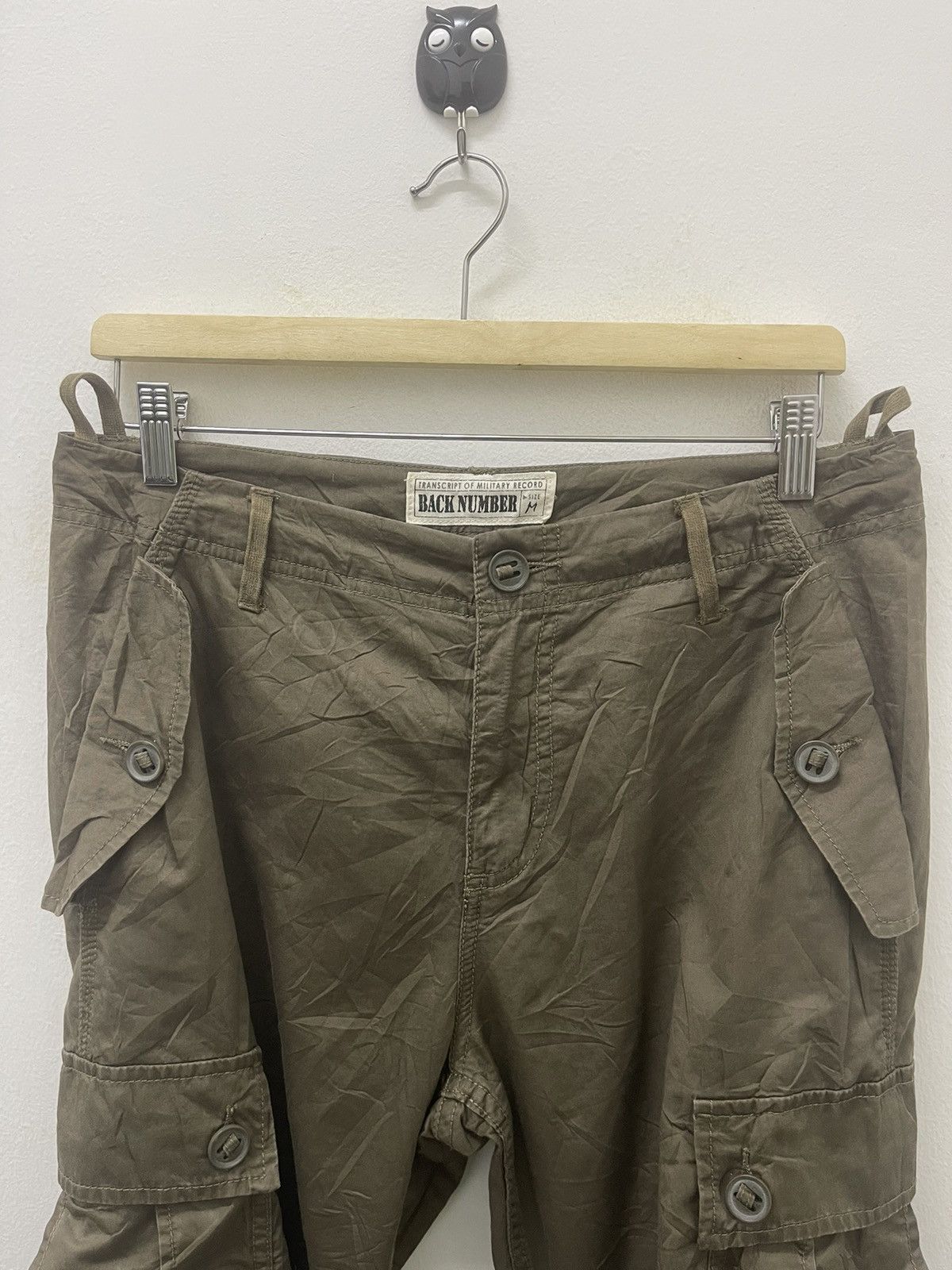 If Six Was Nine Rare BACK NUMBER Cargo Military 2 Ways Pant Size US 31 - 7 Thumbnail