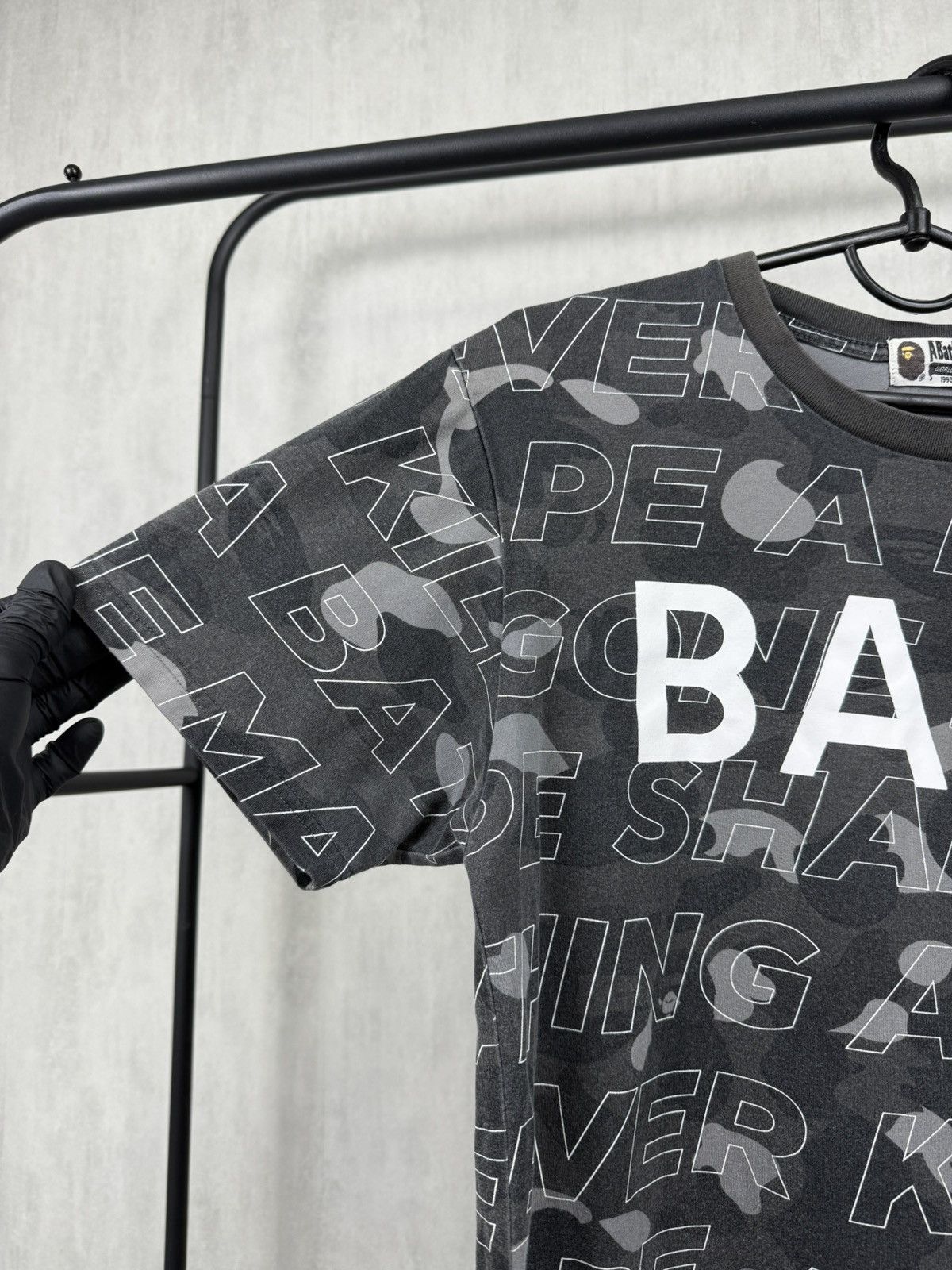 Bape A Bathing Ape Bape Men’s Multi Logo T-Shirt Size M Size US M / EU 48-50 / 2 - 2 Thumbnail